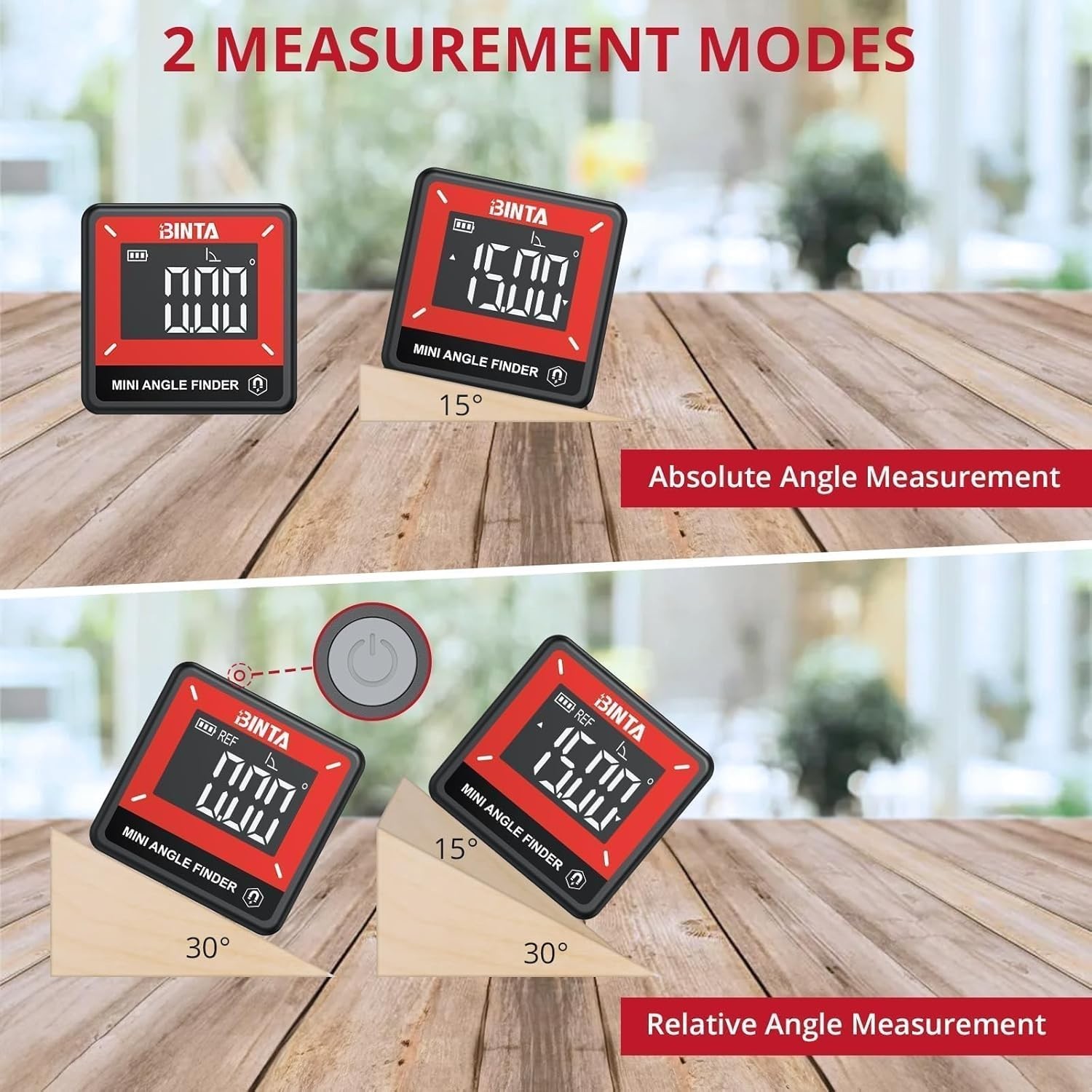 High-Precision Waterproof Angle Measuring Tool - Ideal for DIY & Construction