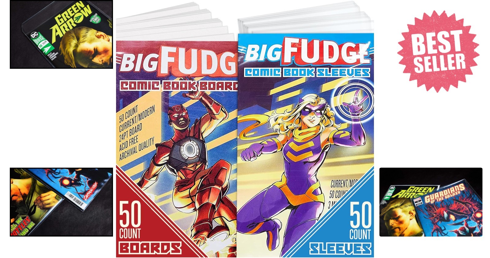 50 Acid-Free Comic Book Bags & Boards - Archival Protection for Collectors