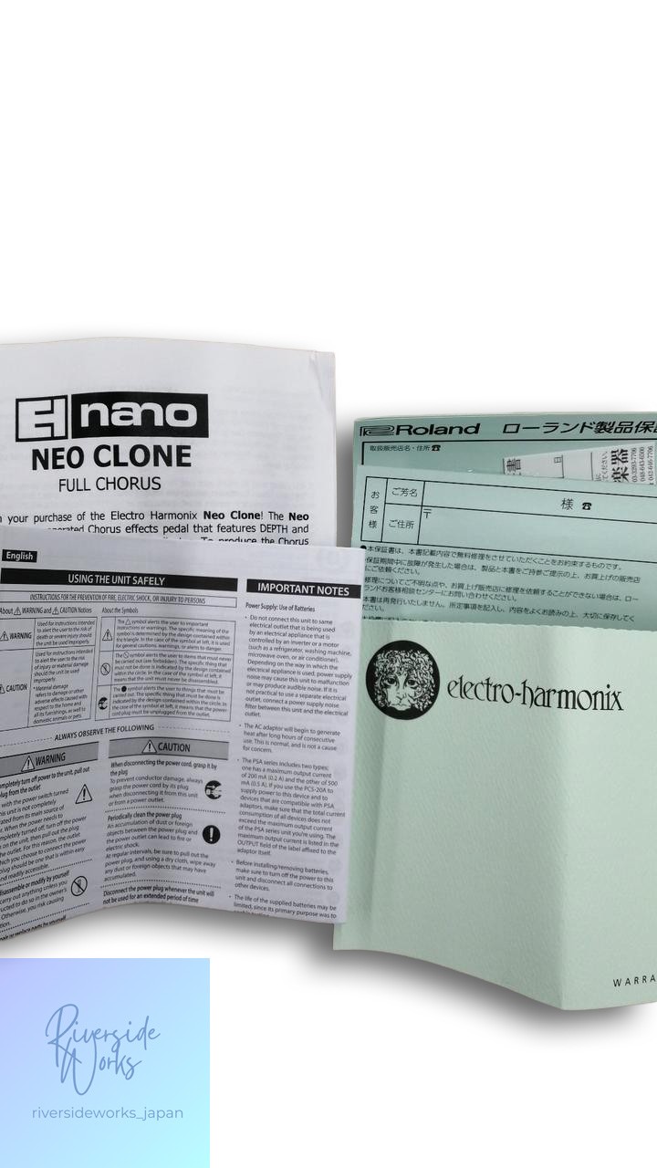 ELECTRO HARMONIX NEO CLONE Chorus Effects Pedal JP