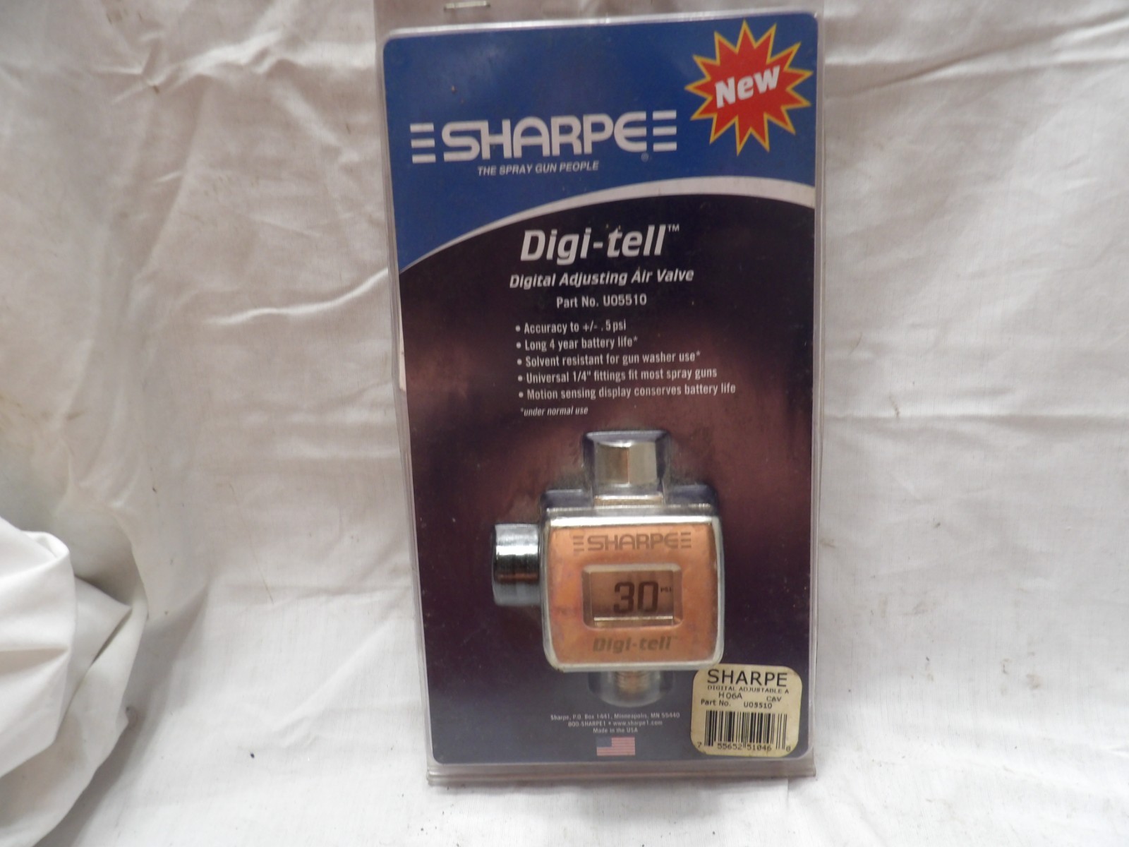 Sharpe Digi-Tell Digital Adjusting Air Valve U05510
