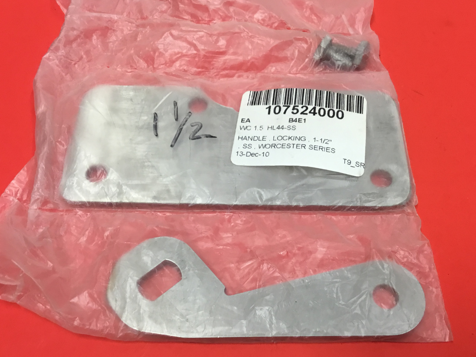 Worcester - HL44-SS - Locking Valve Handle - 1-1/2" - NEW