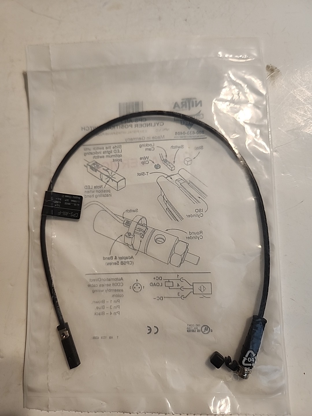 Automation Direct CPS-AN-F Cylinder Position Switch NPN T-Slot - Free Shipping