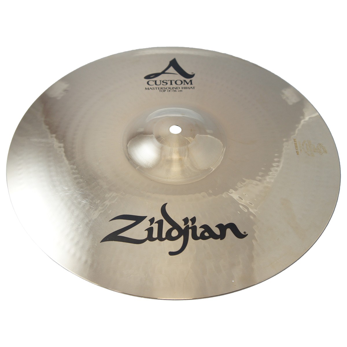 Zildjian 20551 14" Custom Mastersound  Hi Hat Top - Brilliant Cymbal - Used