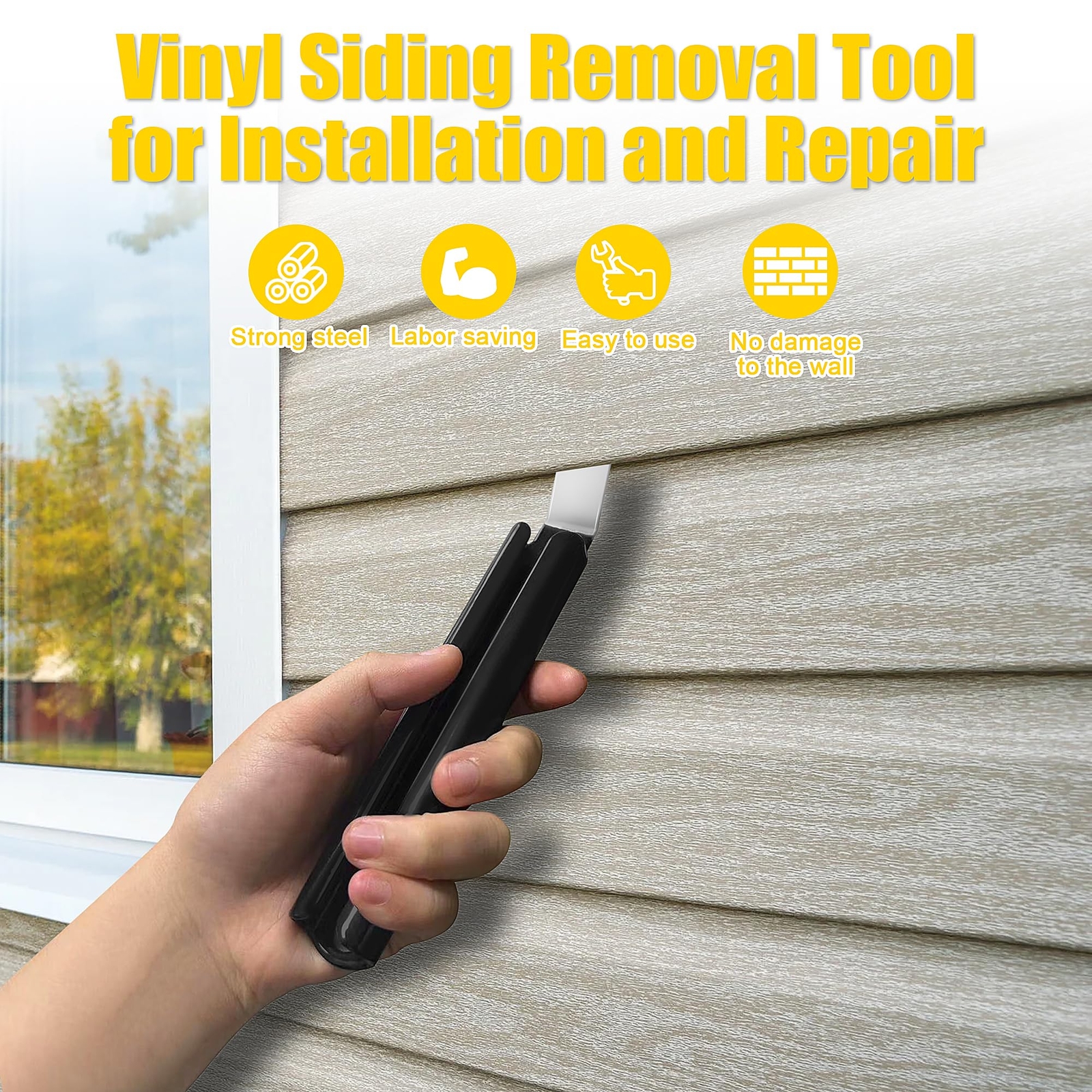 2 Pack Vinyl Siding Removal Tool for Vinyl Siding Without Causing Any Damage