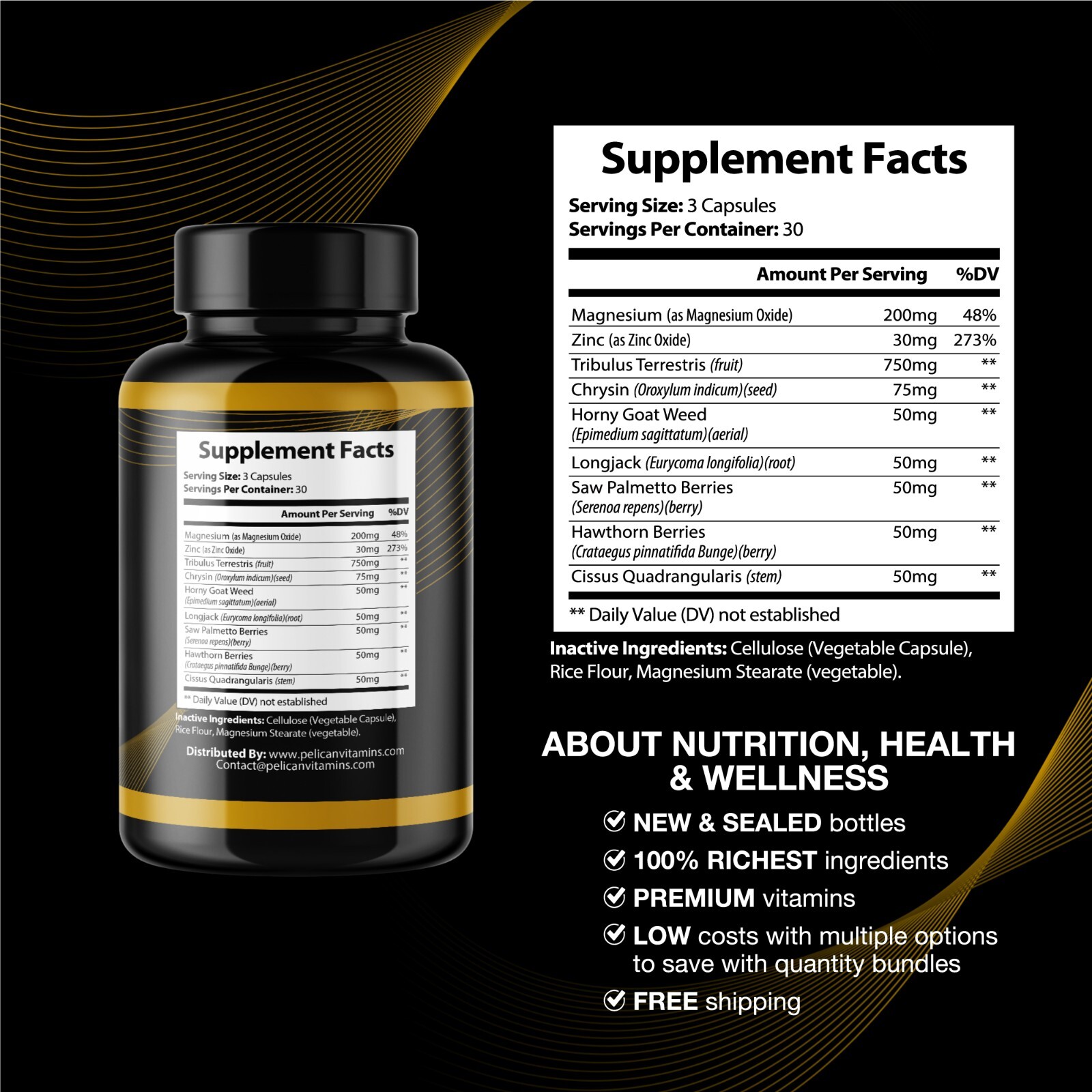 Fluxactive Complete MAX- Bodybuilding & Weight Support-4 Bottles- 360 Capsules