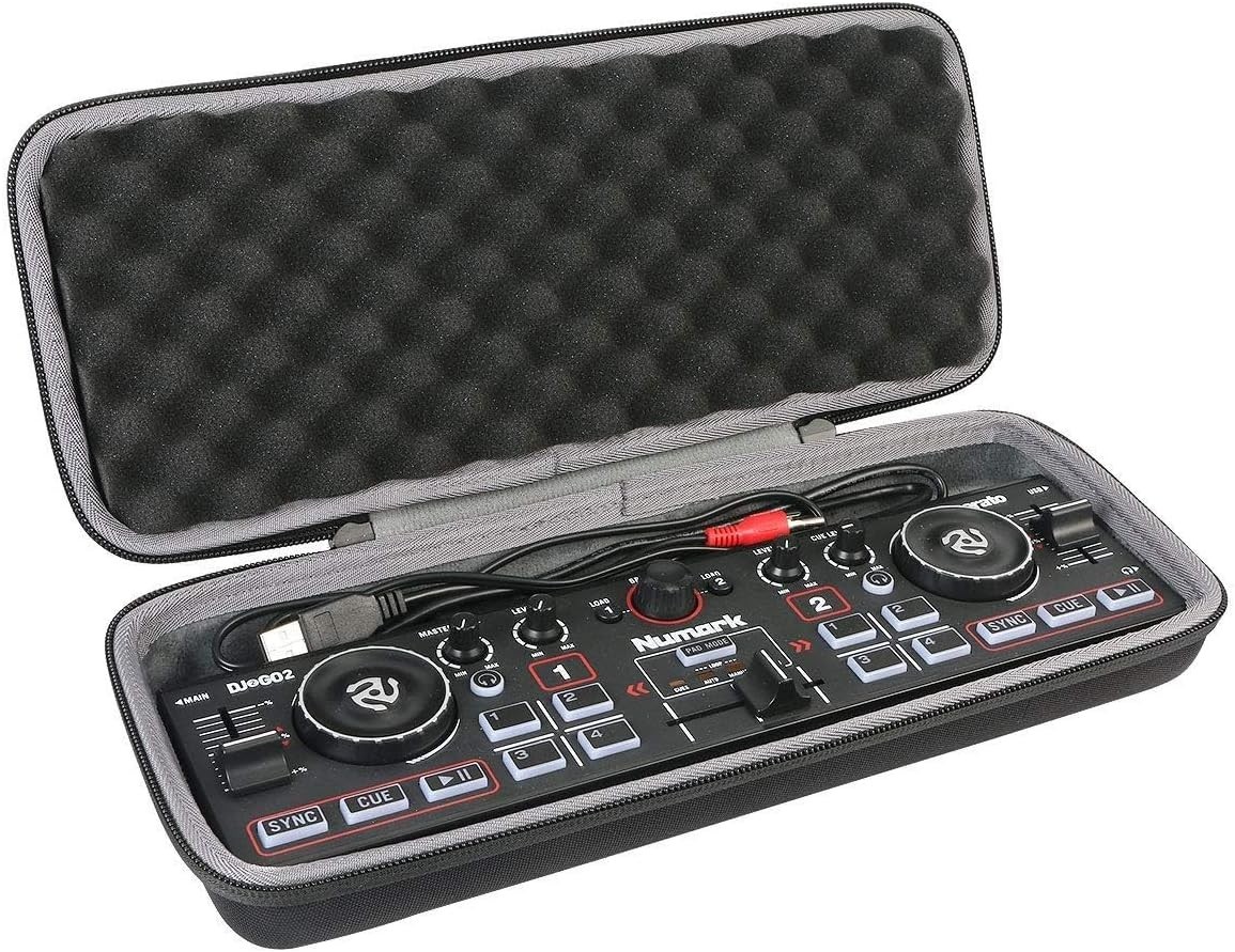 Exquisite Hard Case for Numark DJ2GO2 Touch DJ Controller - Velvet Lining Inside