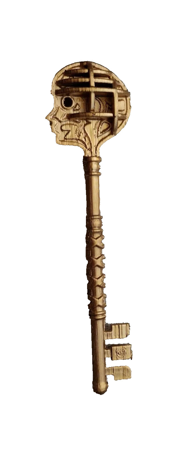 Locke & Key Head Key Gold 3D Printed Cosplay Prop