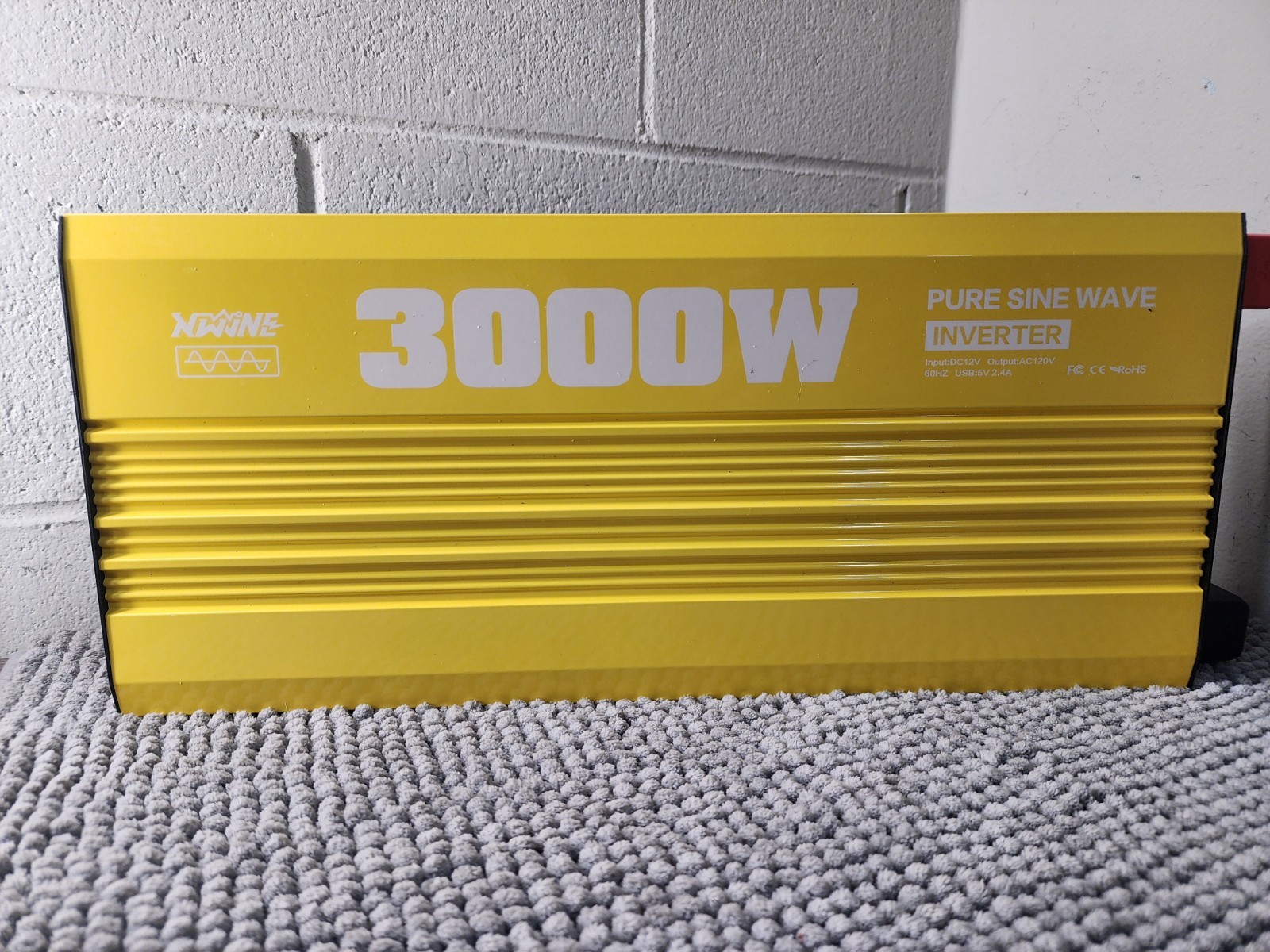 XWJNE 3000w Pure Sine Wave Power Inverter 12 v DC to 120V AC 60hz