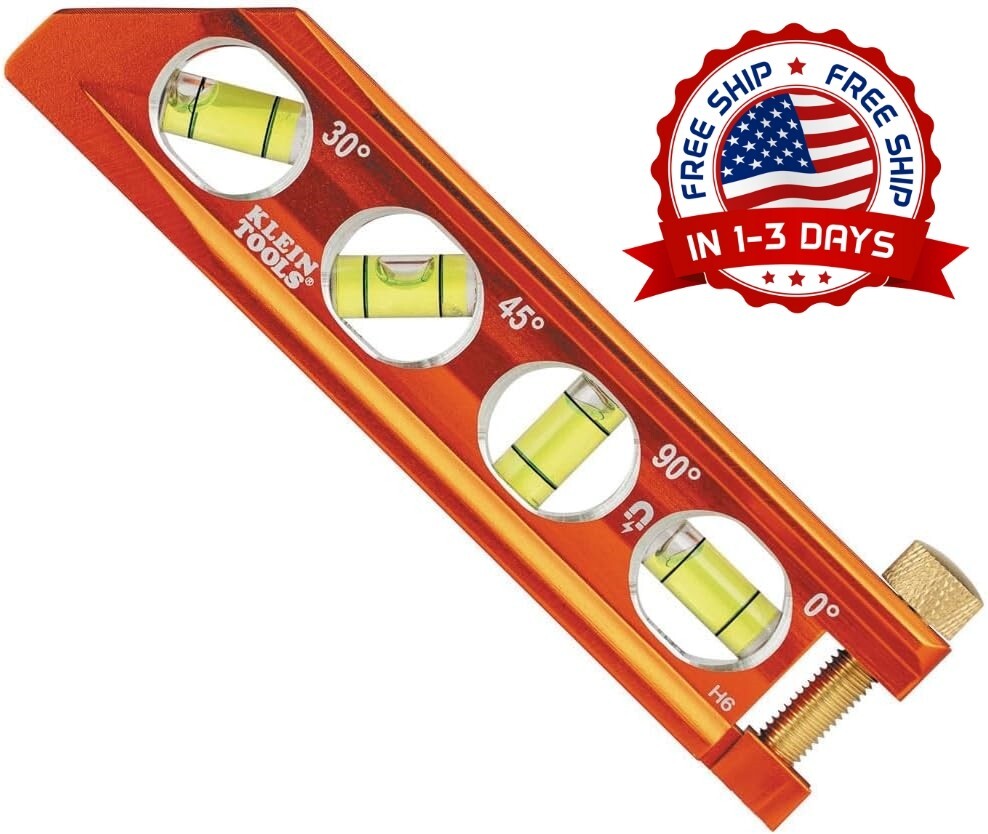 Nivel Torpedo, Magnético, Verti. Vial Del Sitio 4 Para Doblar Conductos NEW US..