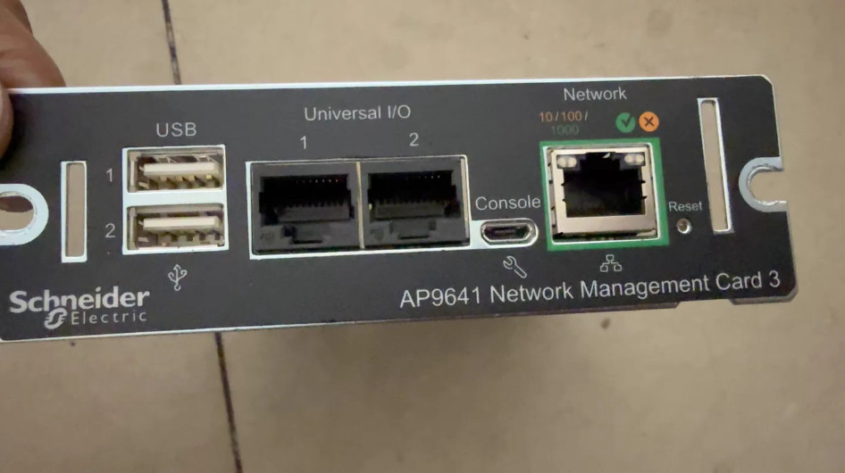 APC AP9641 Schneider Electric UPS Network Management Card 3