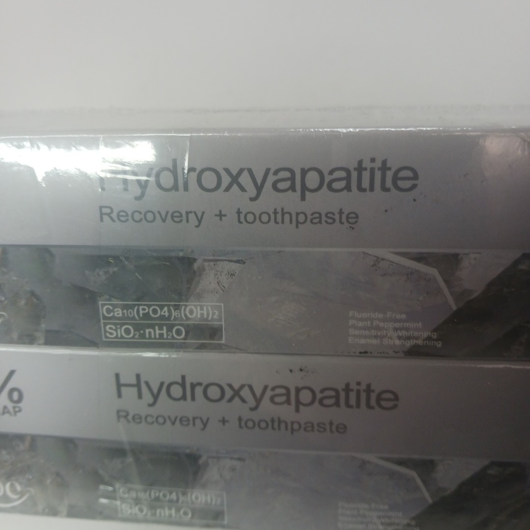 2X 7.5% Whitening Toothpaste Hydroxyapatite for Sensitive Teeth Mint Flavor