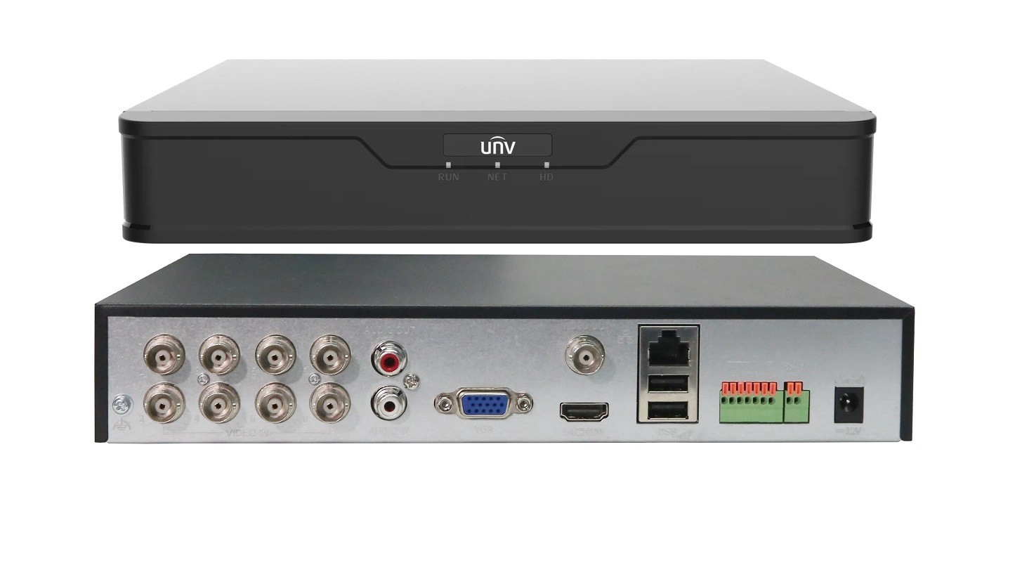 UNV 8-Ch 4K Audio NDAA for IP Cameras Uniview XVR Security Surveillance Recorder