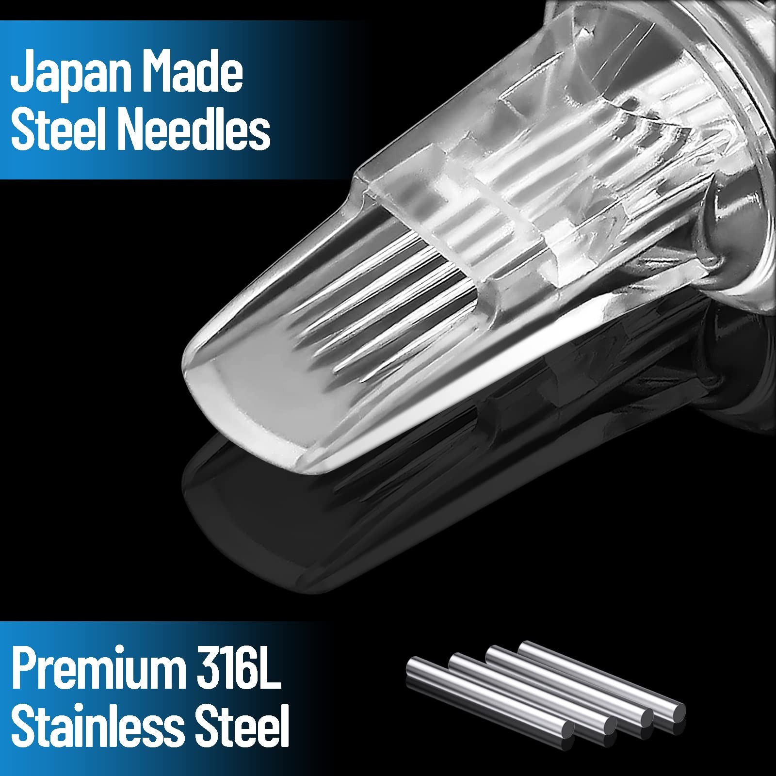 MIUXIA Tattoo Cartridge Needles 40Pcs Assorted Mixed Needle...