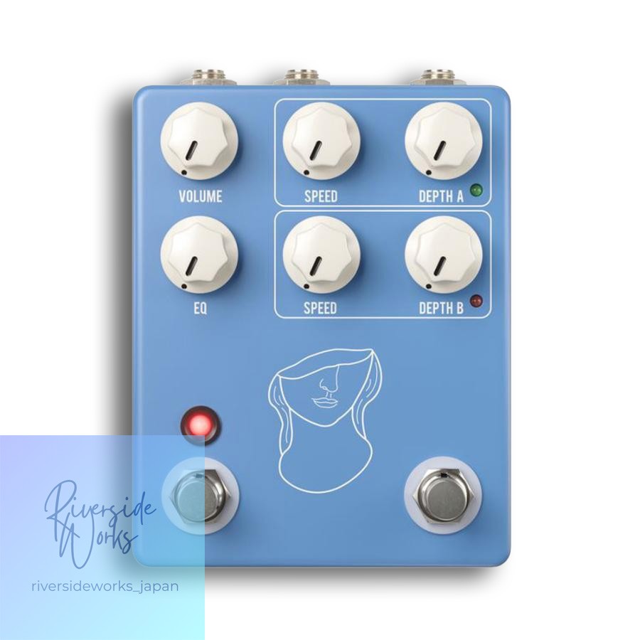 JHS Pedals Artificial Blonde Vibrato Guitar Effect Madison Signature