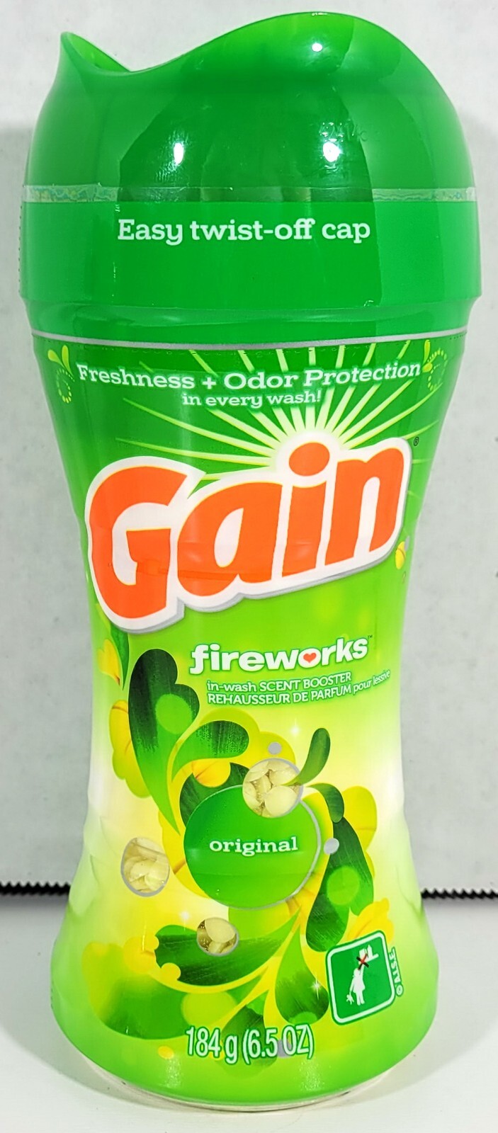 Lot Of 2 Gain Fireworks, Original in-Wash Scent Booster Beads 5.0 Oz Each