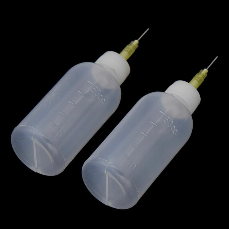 2Pcs Plastic Bottle Clay Pottery Tools Squeezing Mud Point Line Decor Craft Acc