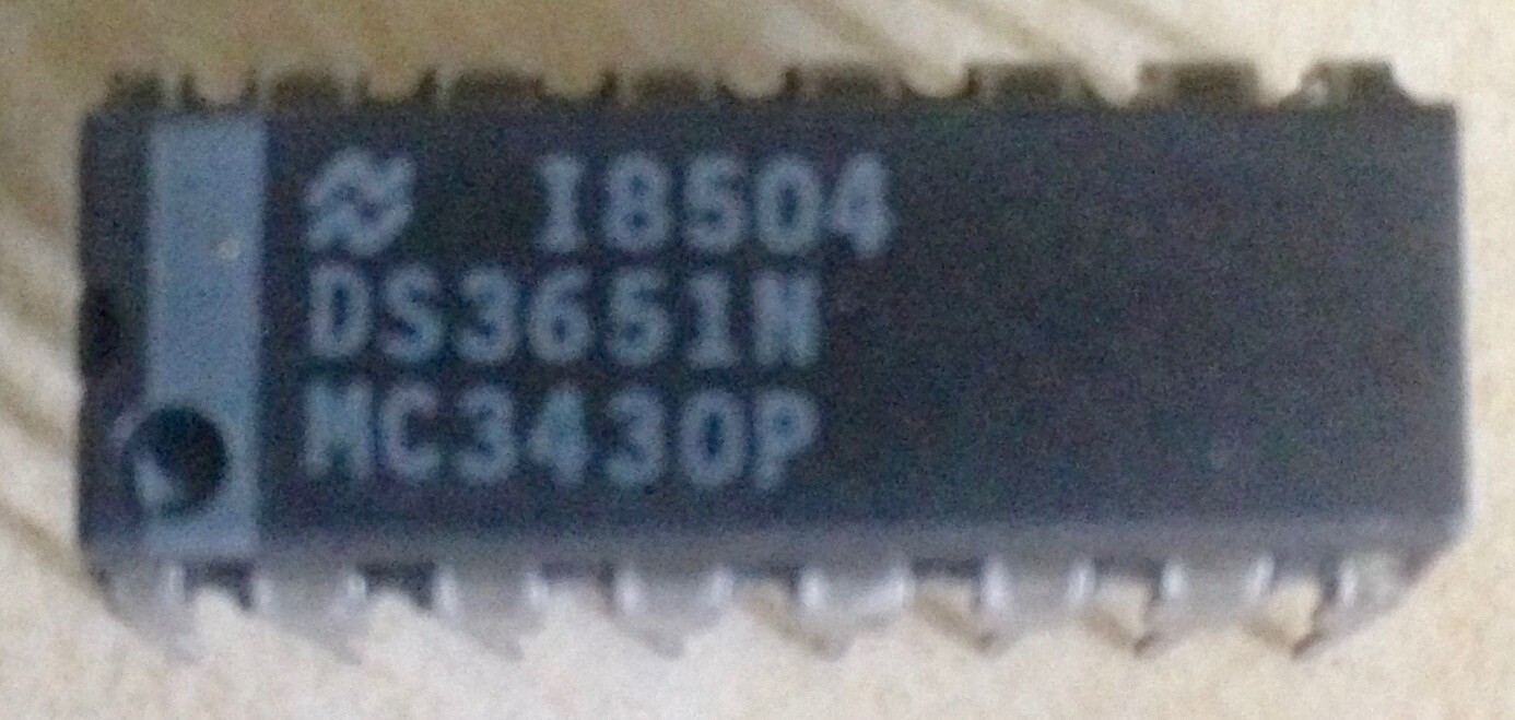 National DS3651N MC3430 Quad High Speed MOS Sense Amplifier - NOS