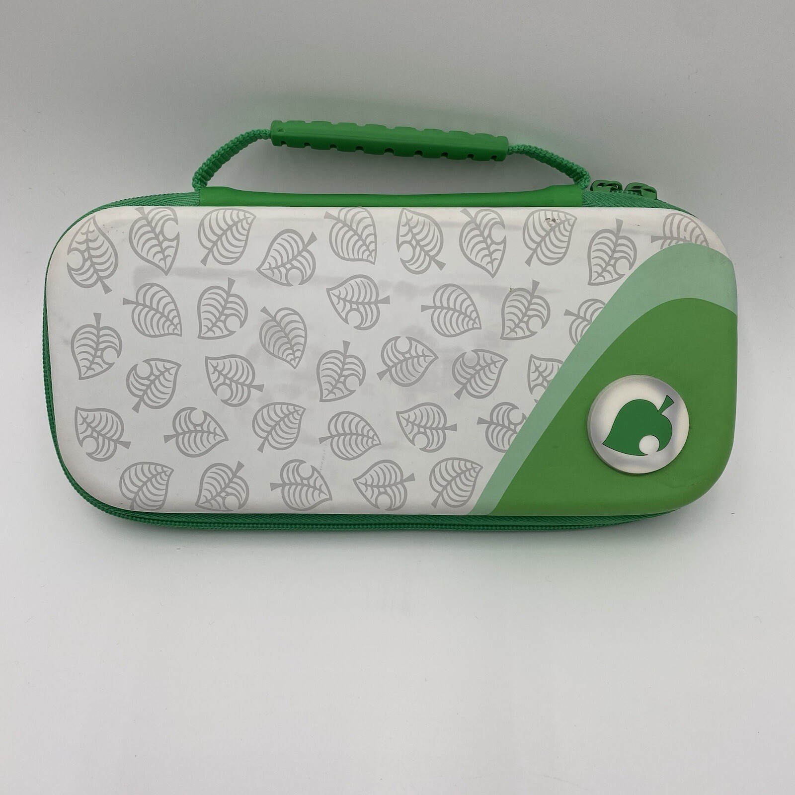 Nintendo Switch PowerA Case Protective Holds Games & Console VGC  Green White