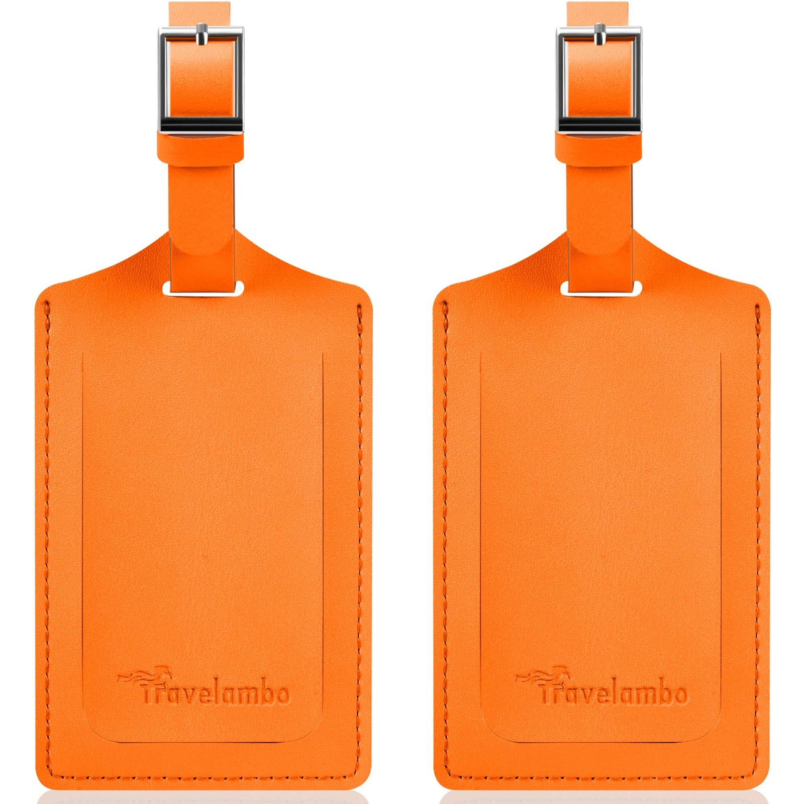 Travelambo 2 Pack Luggage Tags for Suitcases Airplane Travel Essentials | Bri...