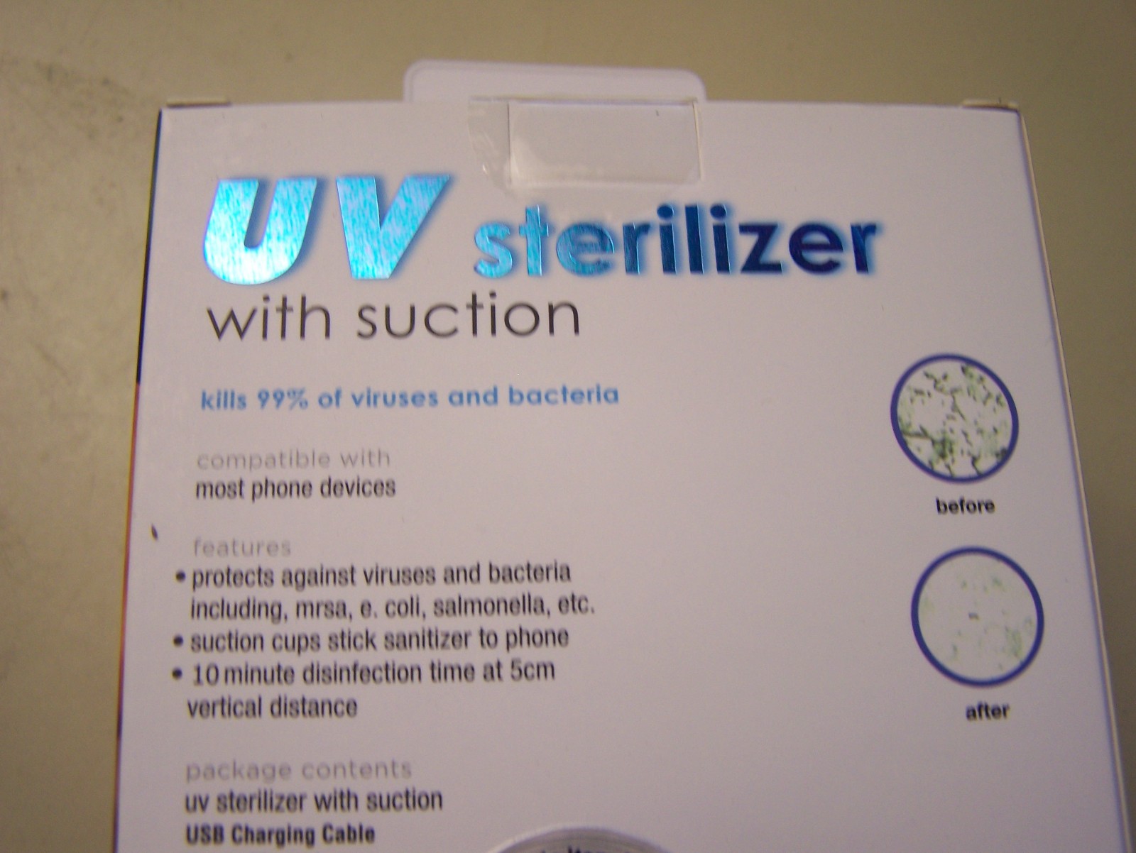Pure Mobile Uv Sterilizer With Suction