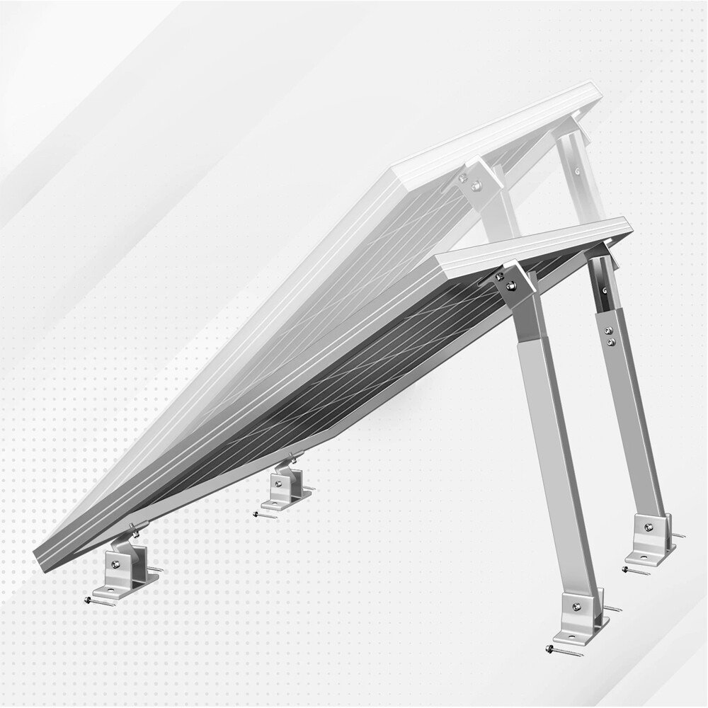 2x Adjustable Angle Solar Panel Mounting Brackets Solar Panel Tilt Mount Bracket