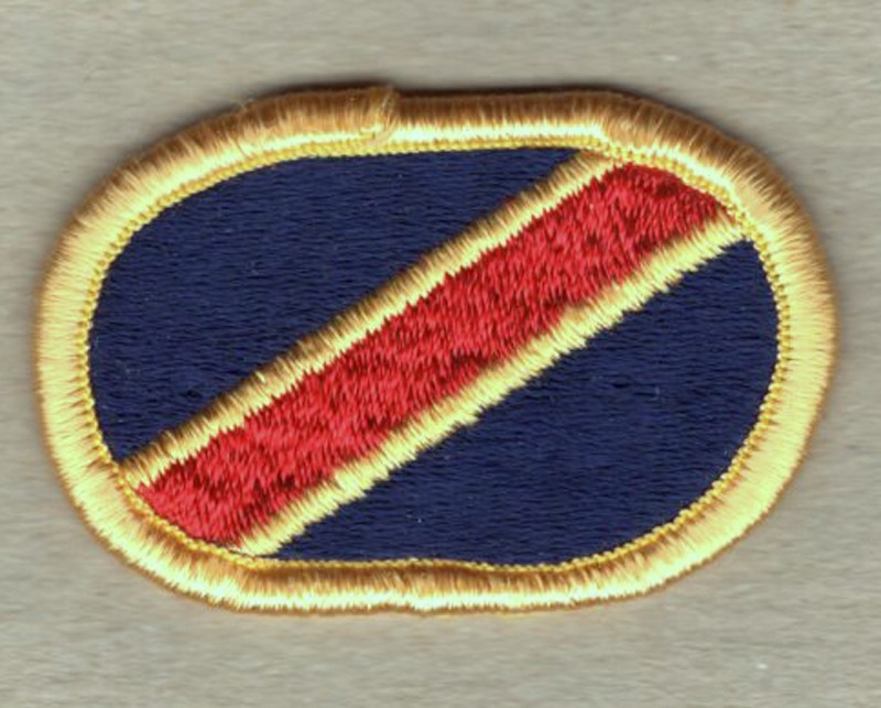 Army Airborne Oval Patch:  18th Personnel Group - merrowed edge