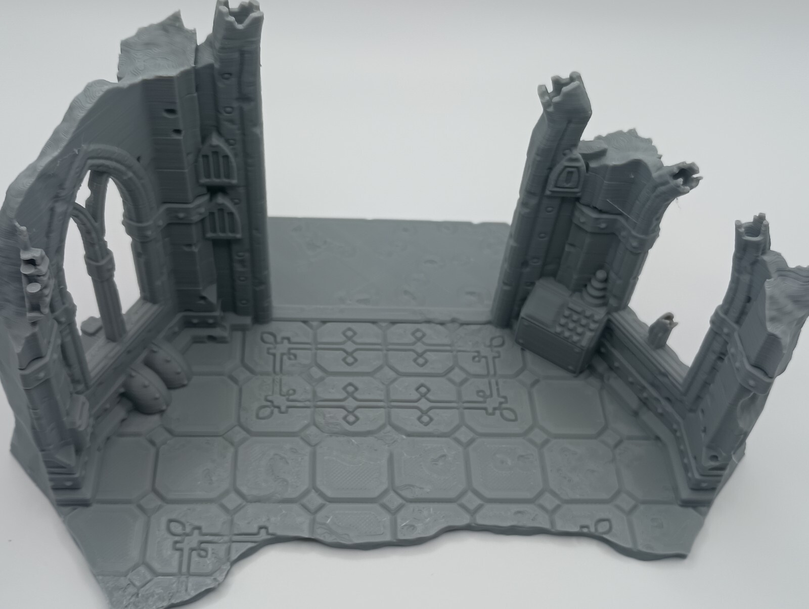 Gothic Sector 75 Modular Sci-Fi Ruins Building # 16 (32mm Scale) [PTO]