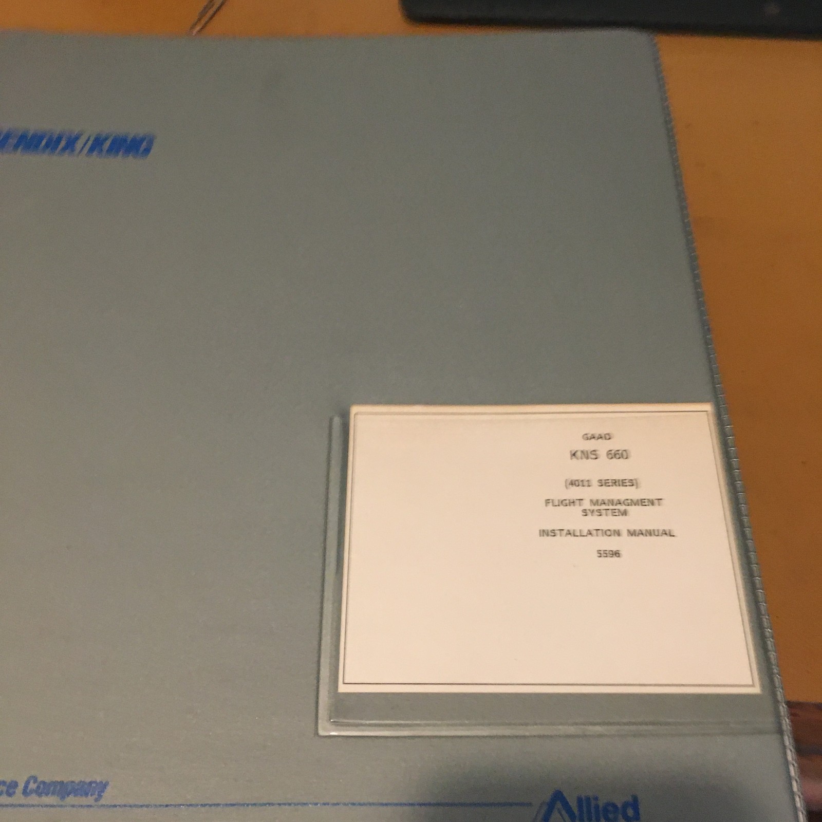 Bendix/King KNS-660 Flight Management System & Install Manual