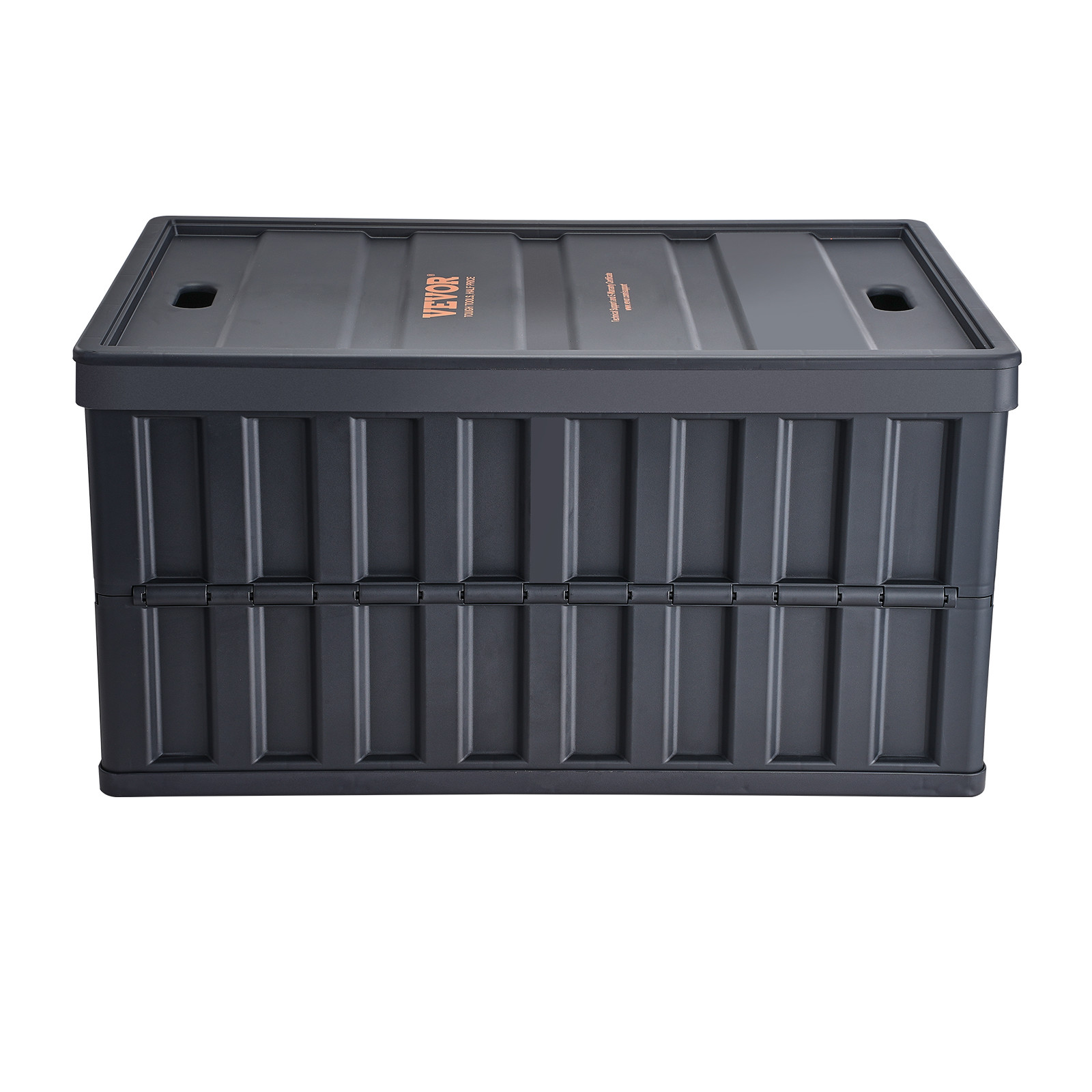 VEVOR Collapsible Storage Bins with Lids Folding Stackable Containers 65L 3-Pack
