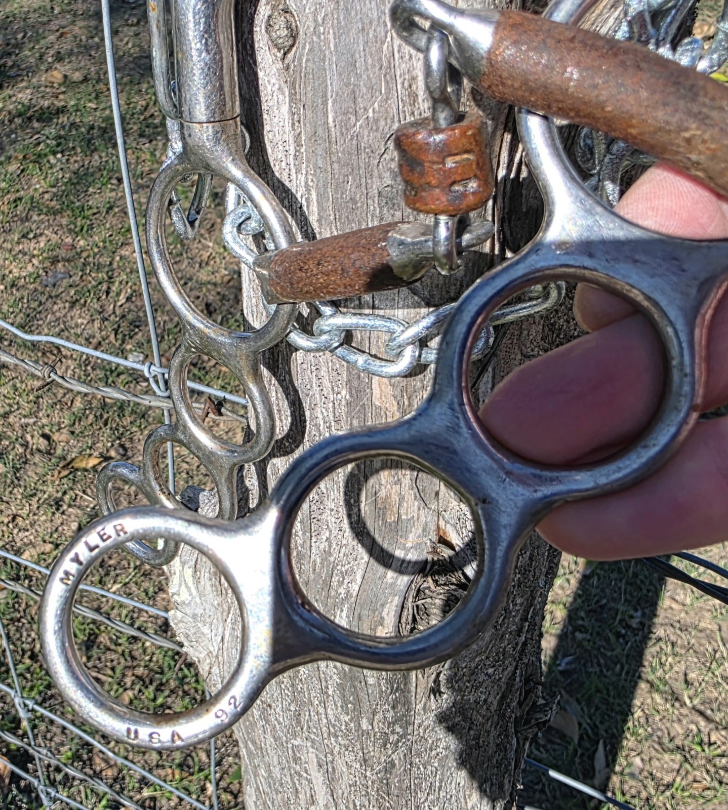 Myler Bit 4 Ring with Roller