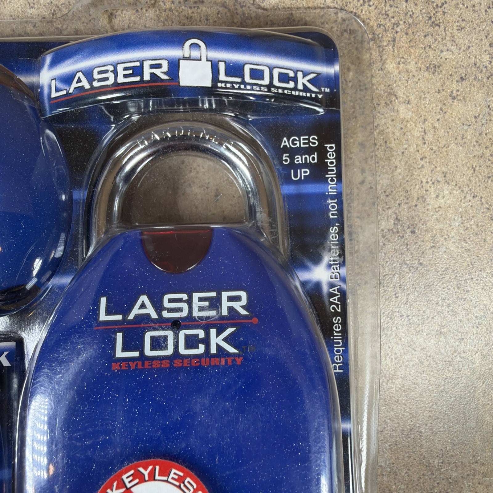 LASER LOCK Keyless Security Indoor Remote Padlock Remote 2002 KPI NOS