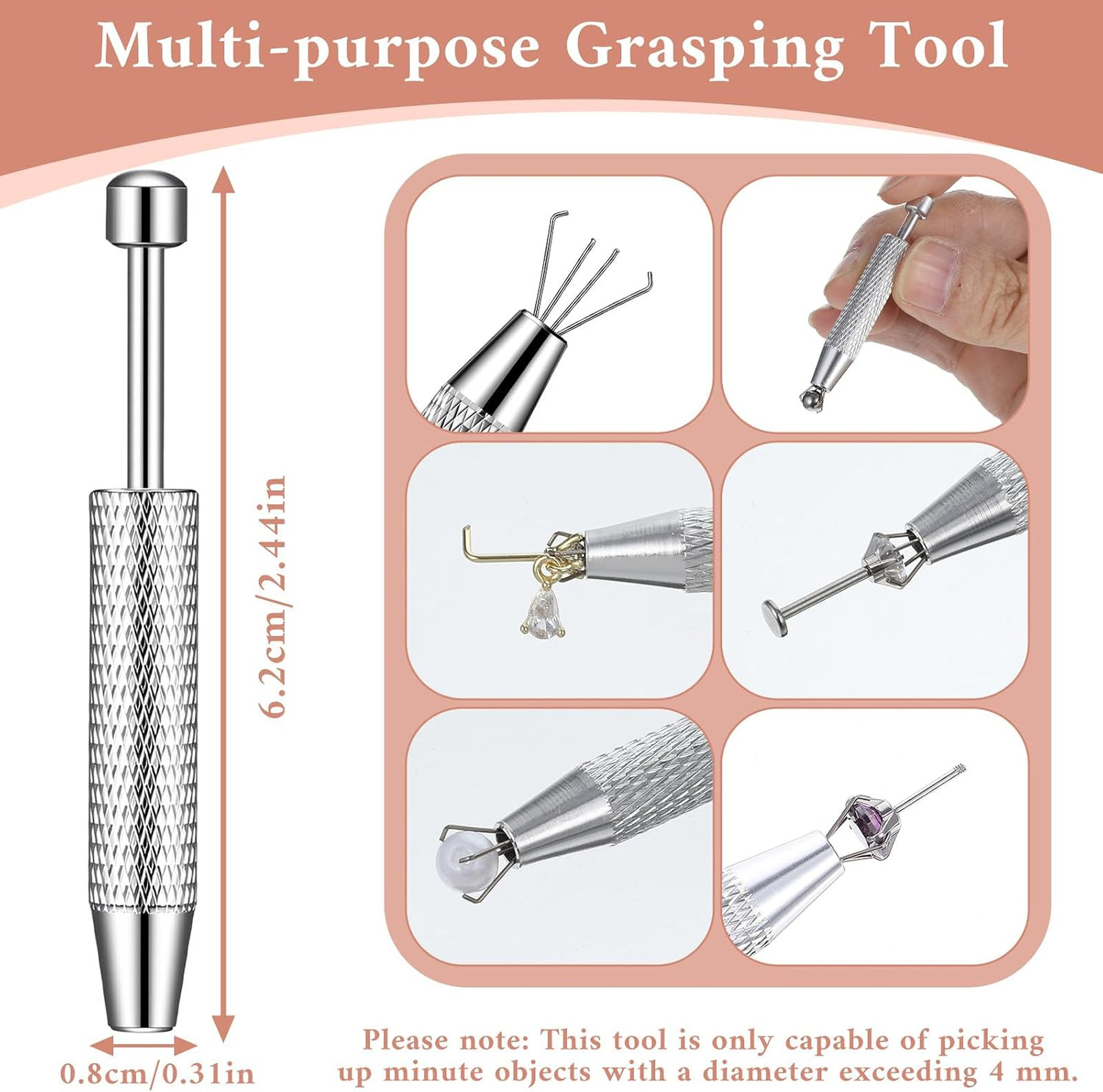 Piercing Tool Kit 16G 18G 20G, Body Piercing Tapers, Earring Applicator