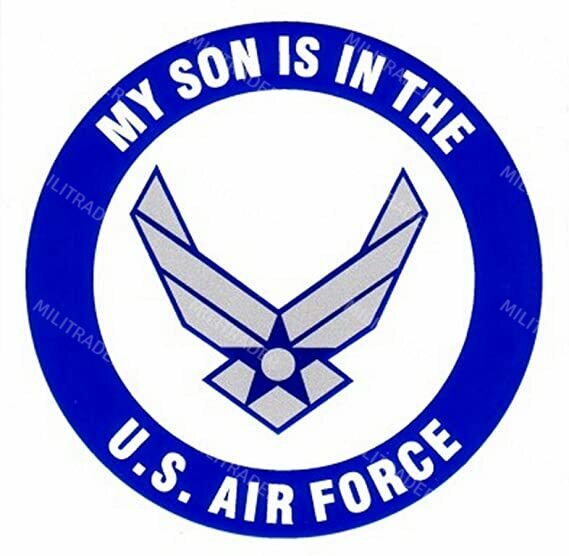 My Son is in the Air Force Self-adhesive Vinyl Decal/Sticker