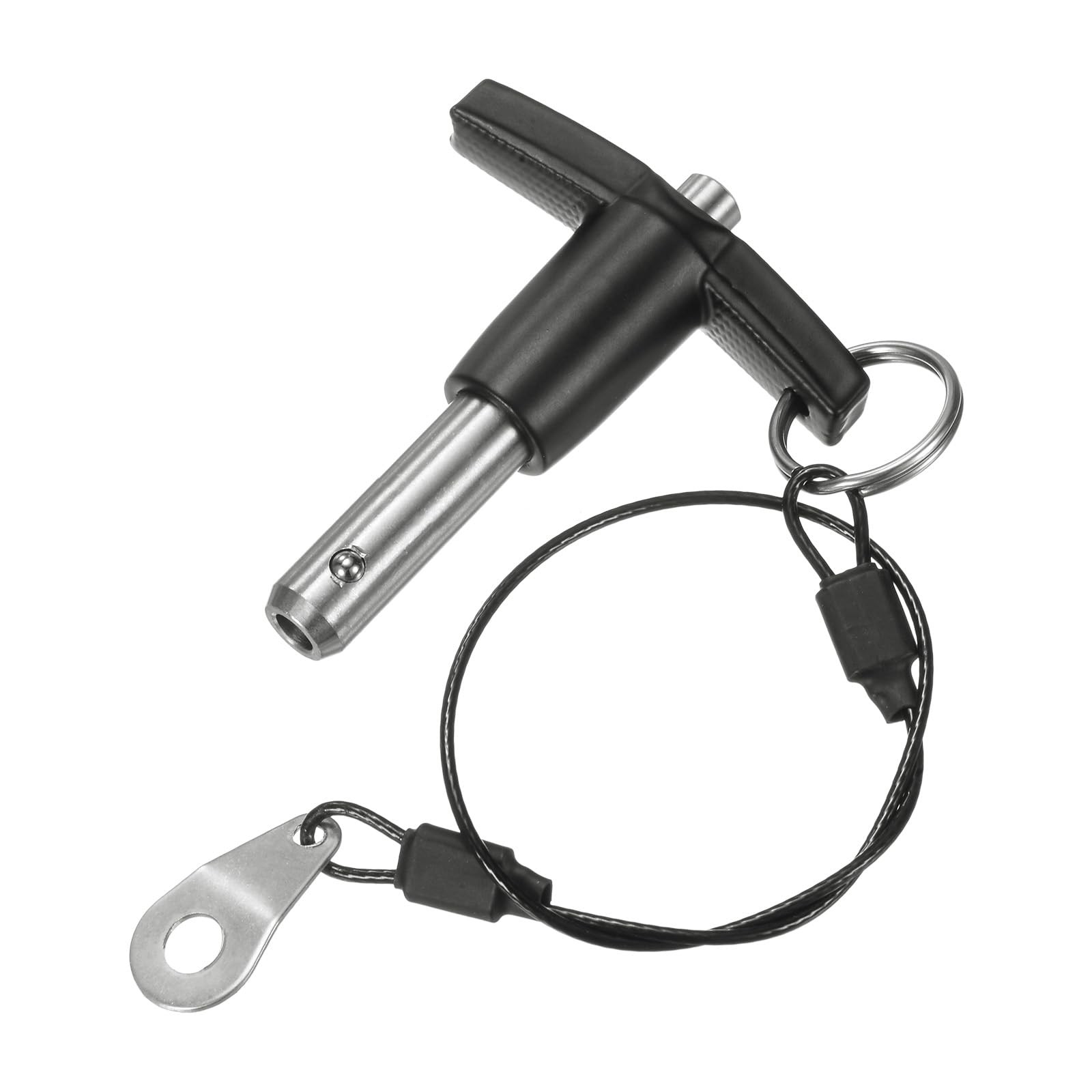 T Handle Lock Pin 3/8 Inch Dia 25/32 Usage Length Push-Button Quick Release