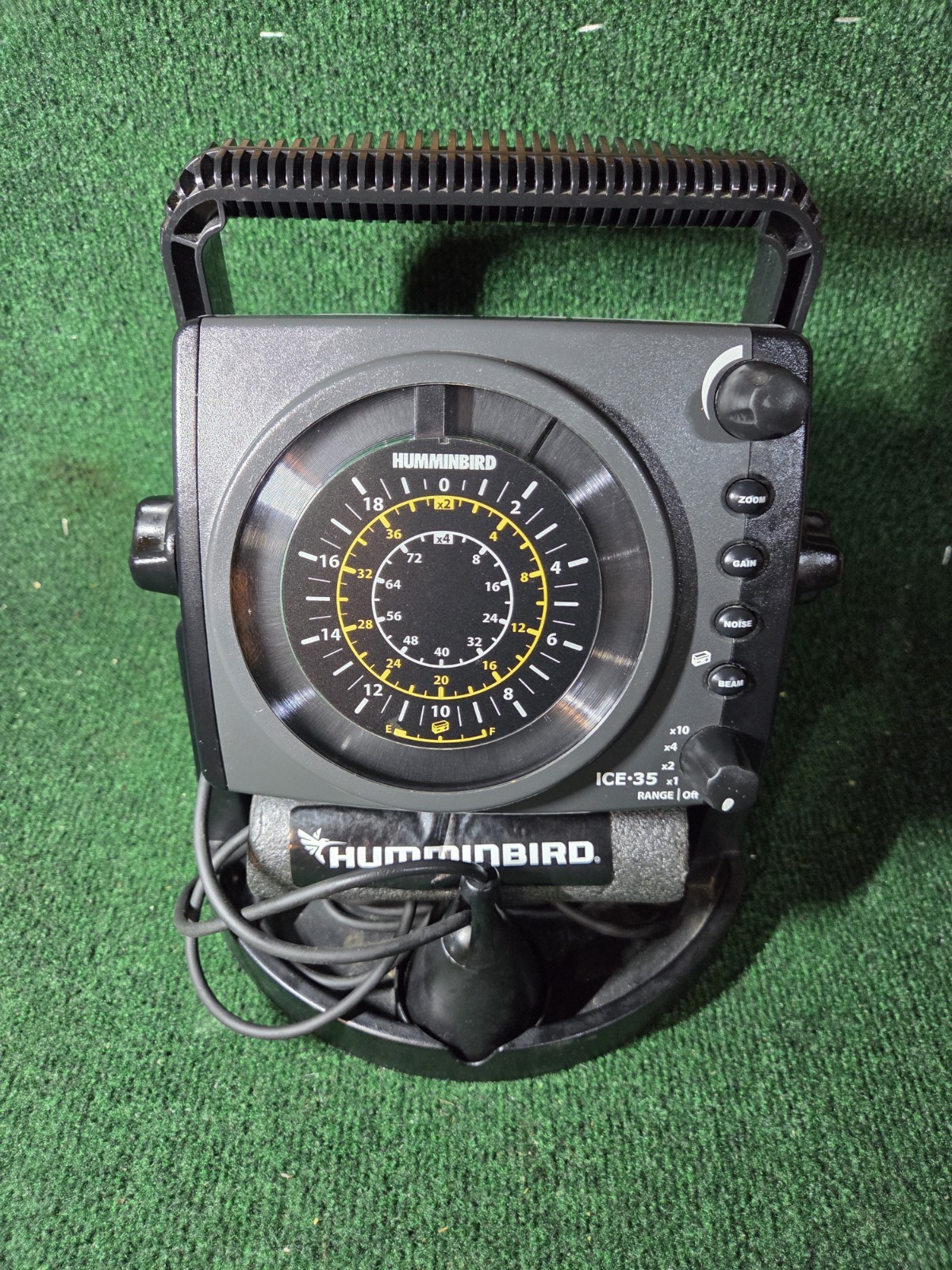 Humminbird ICE 35 Flasher Ice Fishing Sonar Transducer W/ Charger