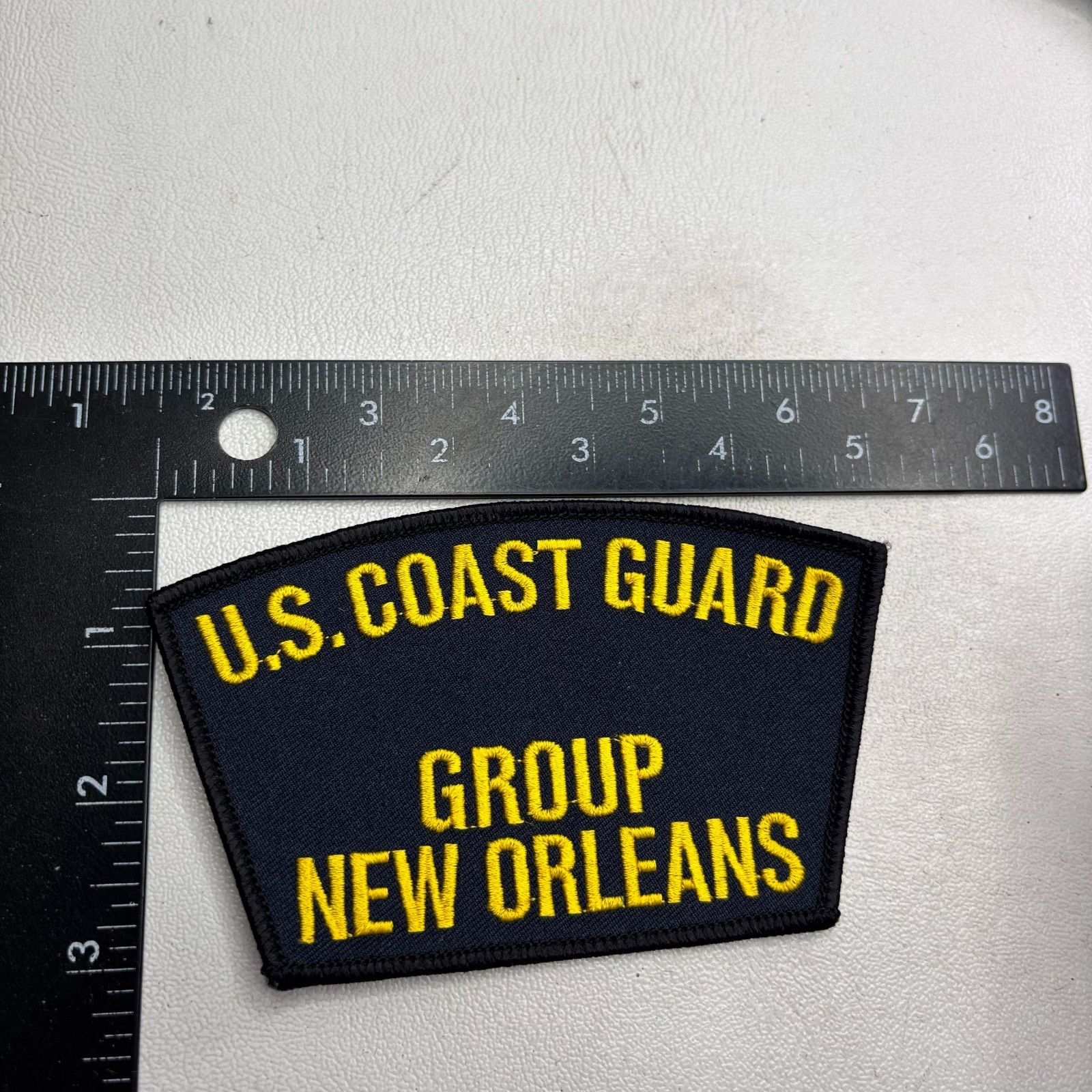 US COAST GUARD GROUP NEW ORLEANS Hat Patch (Military) 62NB