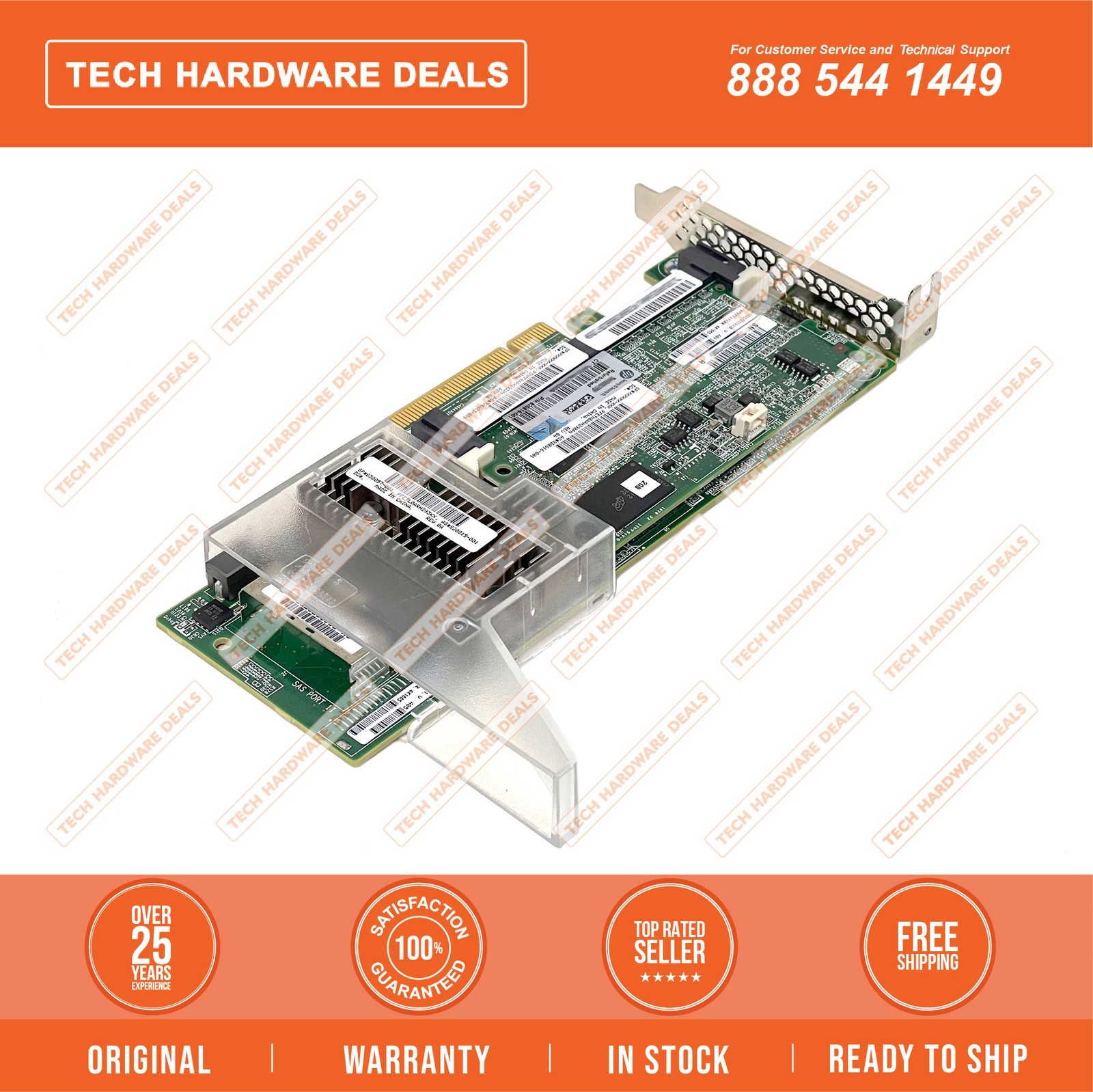 830057-001    HP Smart Array P440/2GB FBWC 12Gb 1-port Int SAS Controller Board