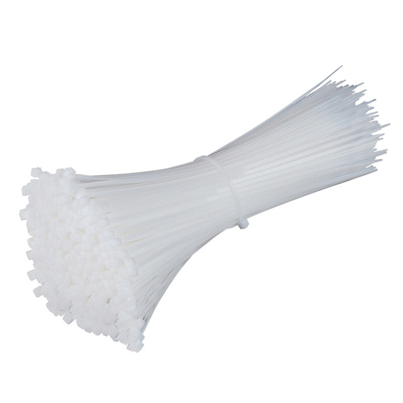 Nylon Plastic Cable Self-Locking Zip Tie Wrap Strong Extra Large Tie Black White