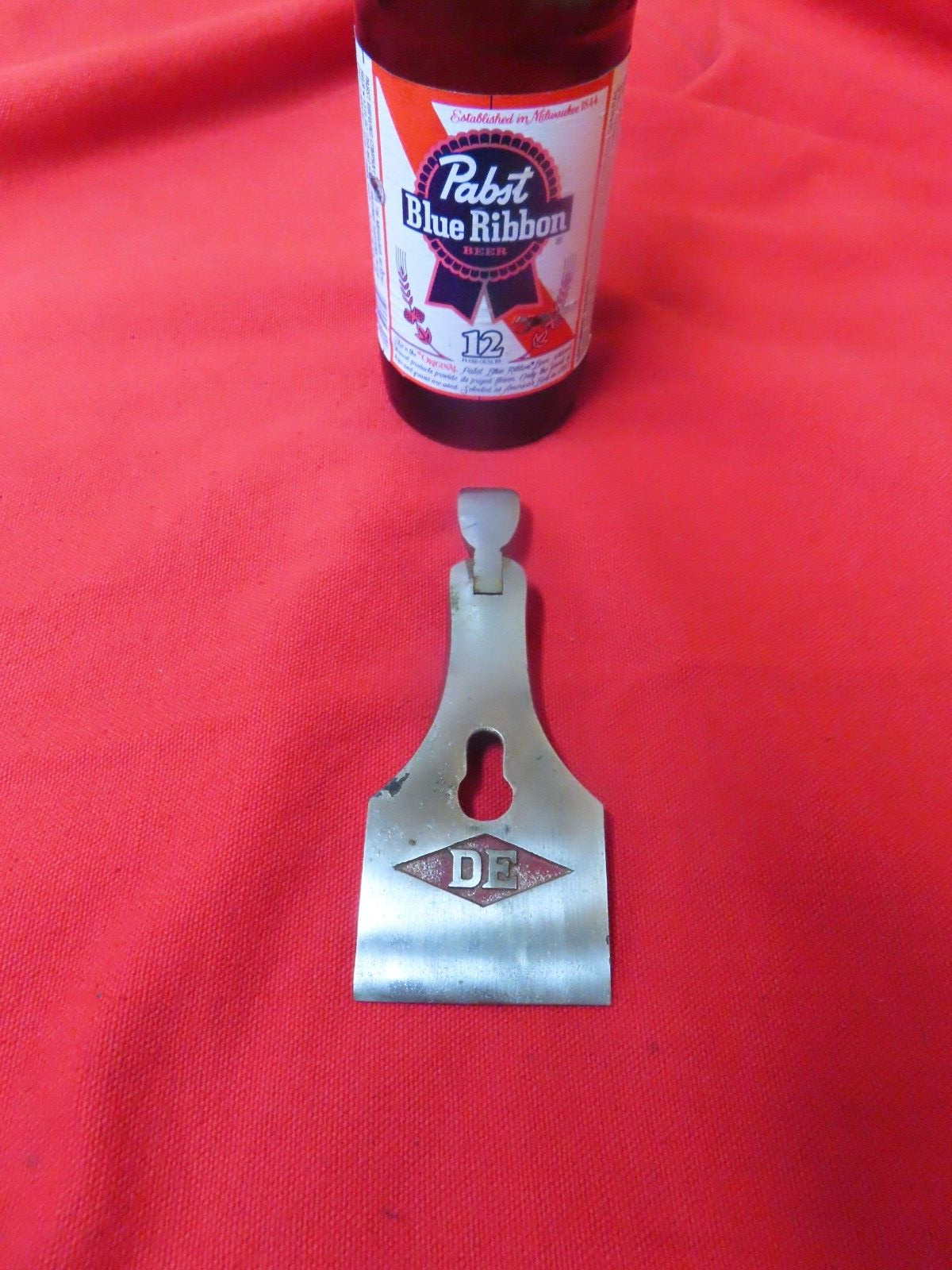 DE 4,5 lever Cap(ONLY)2",DE embossed,Sgt mde,Shapleigh H'dwr~GD+🤠🤠DE12.1.23RL