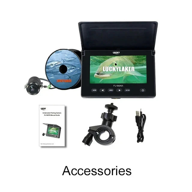 Underwater Camera / Videos with 4.3 Inch LCD Monitor, Infrared LED, SD Card
