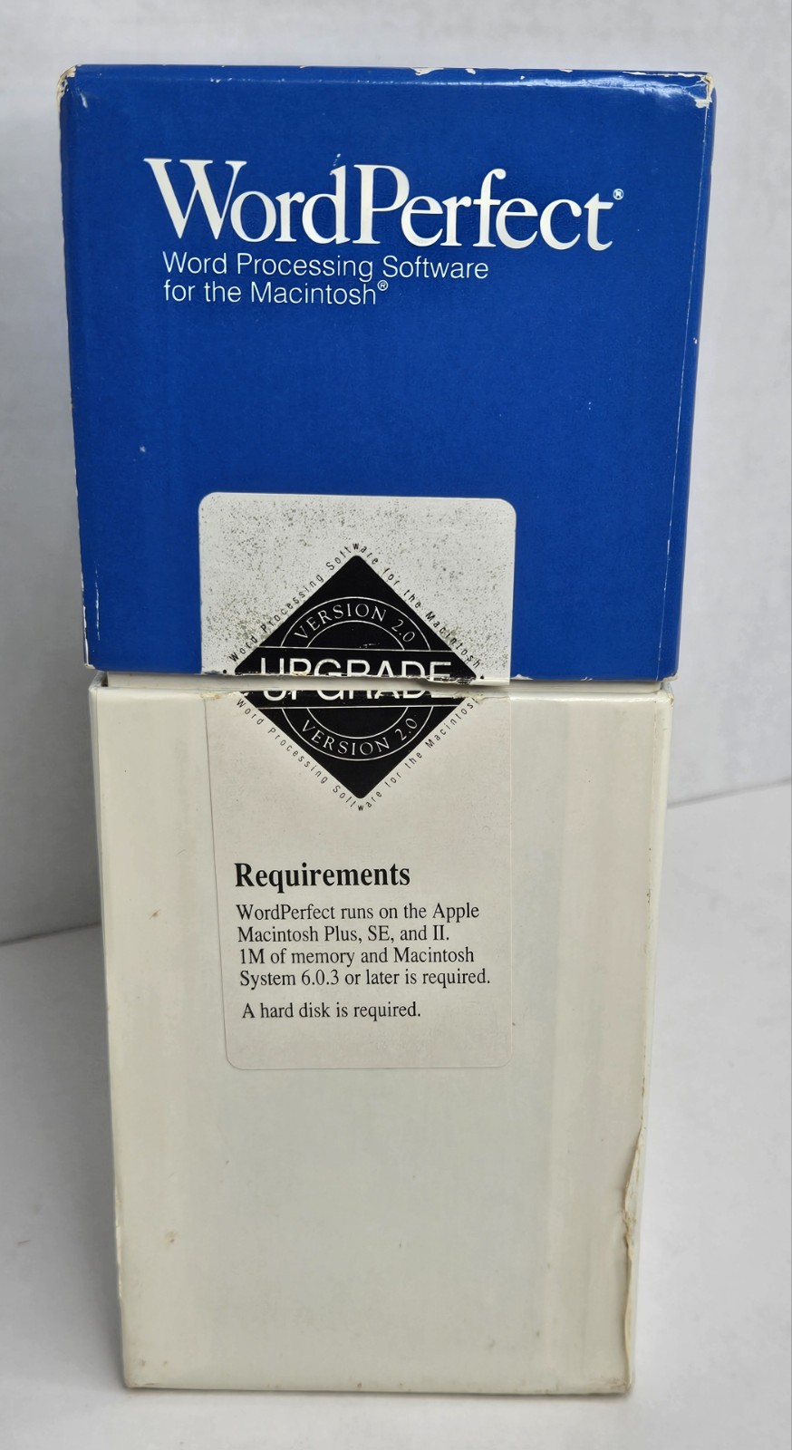 Vintage Microsoft Word Version 2.0 Upgrade Software Macintosh 6.0