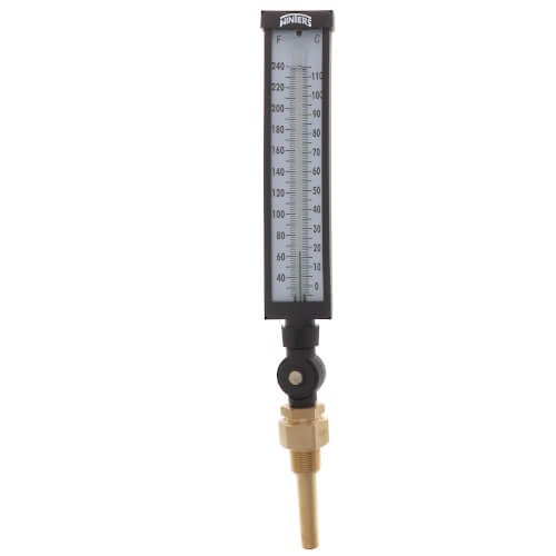 Winters TIM100 3-1/2" Valox Industrial Thermometer 30F-240F 0C-115C