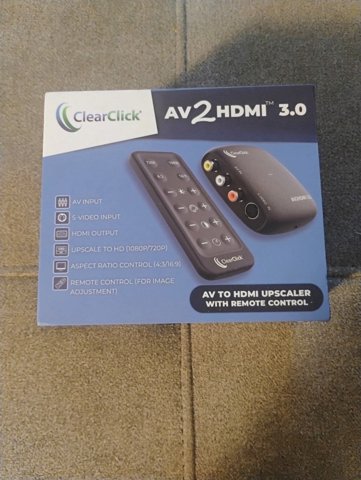 ClearClick AV to HDMI Converter 3.0 (Third Generation) - 1080P RCA or Black