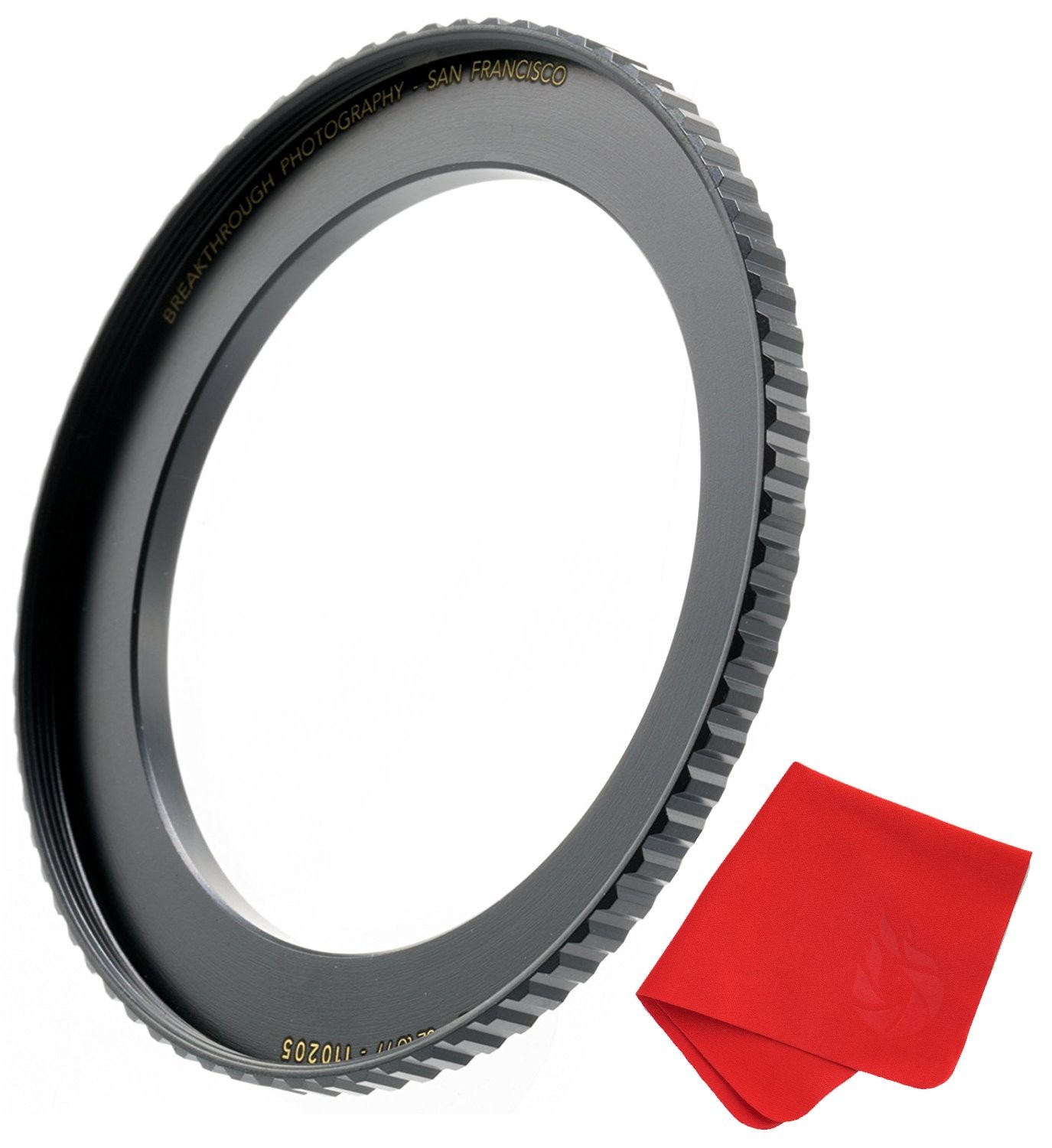 49mm to 52mm Step-Up Lens Adapter Ring for Filters, Made of CNC Machined Bras...