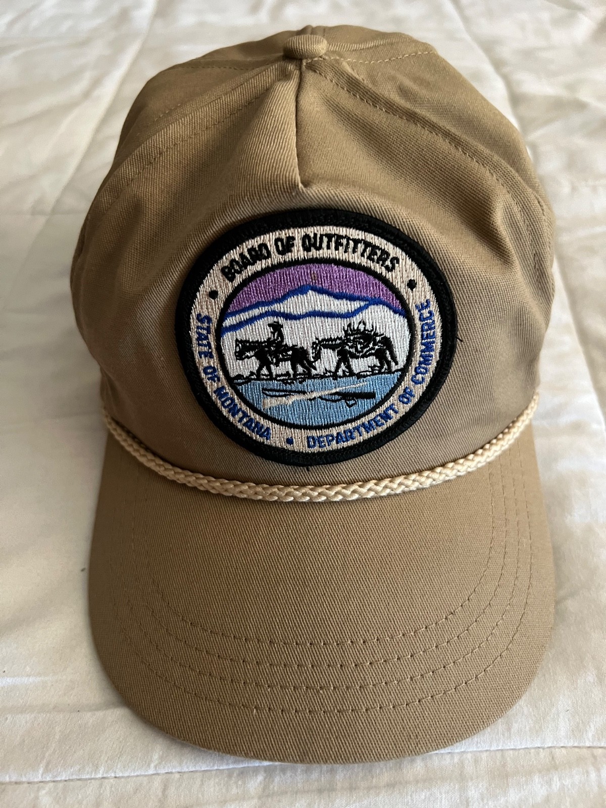 Montana Board of Outfitters State of Montana Dept of Commerce Baseball Hat Cap