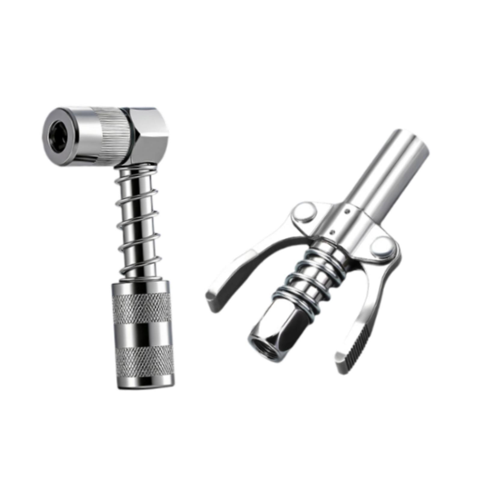 90 Degree Grease Coupler for Tight Spaces 3 Jaw Lubrication Tool Metal Grease