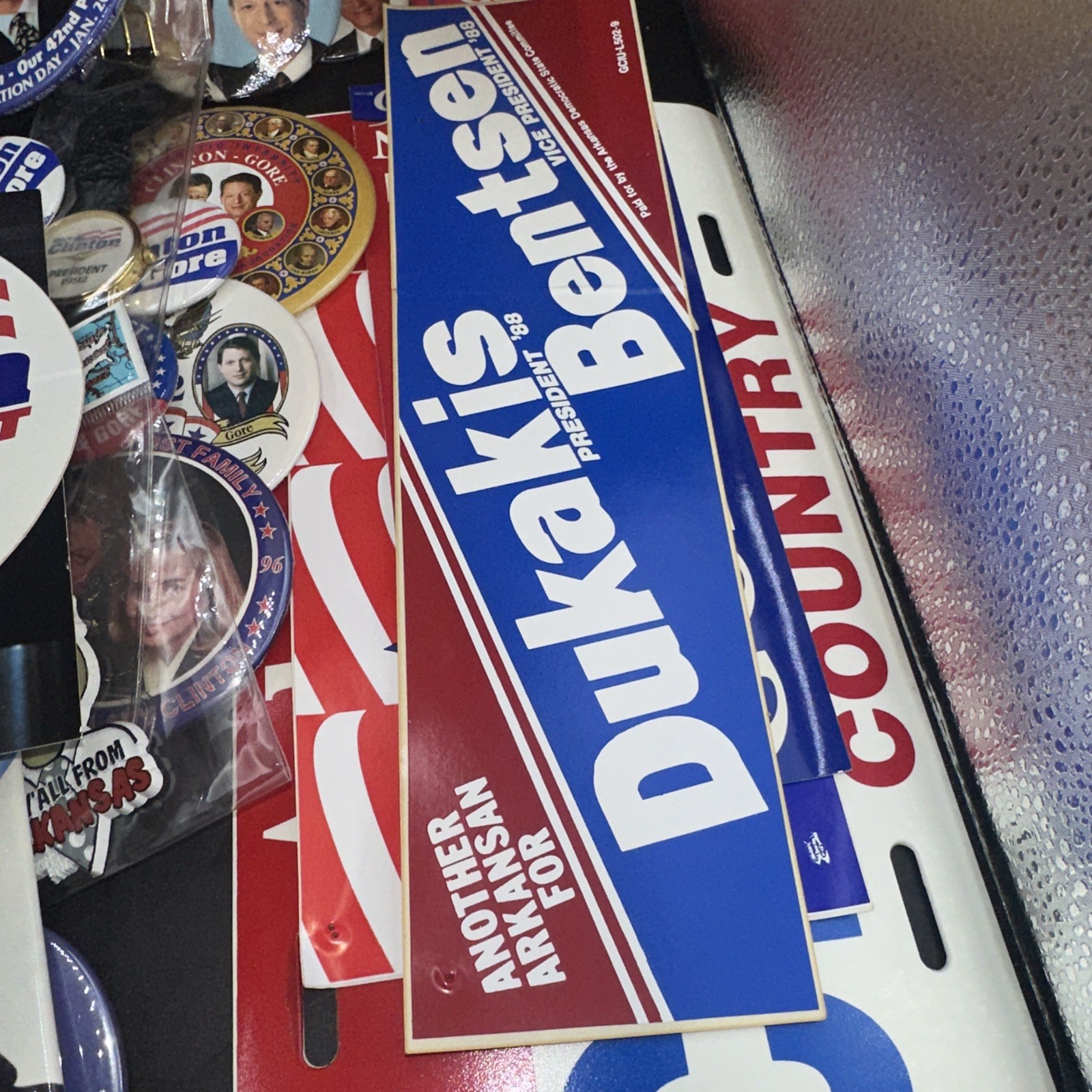 Political Collectibles Buttons Stickers Collection Lot 80’s To 10’s