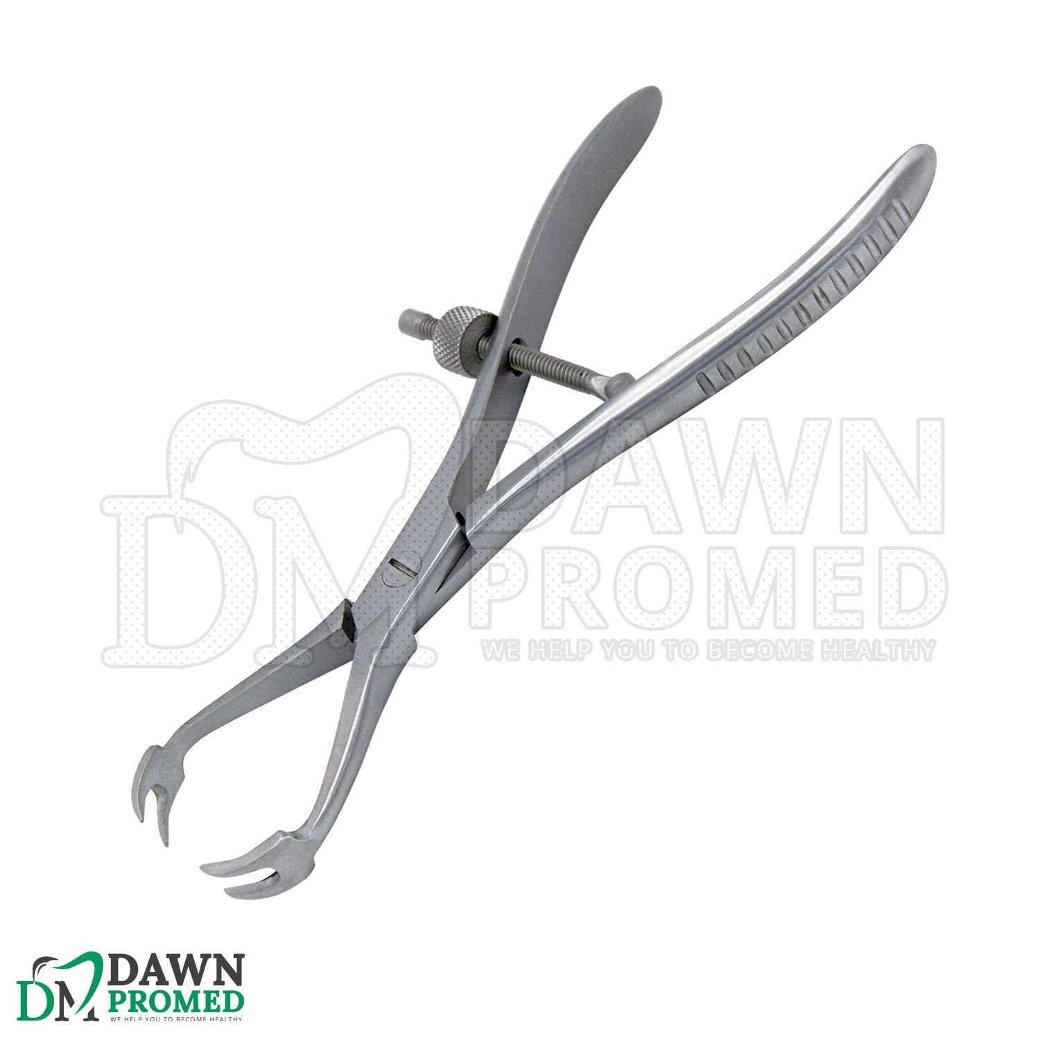2 Pcs Patella Bone Holding Forceps 7.25" W/ Wheel Locking Orthopedic Instruments