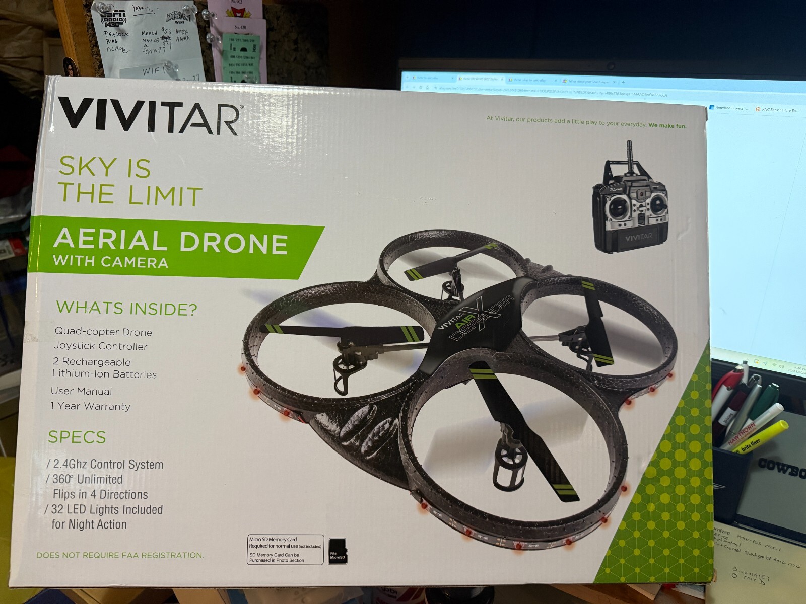 VIVITAR---DRC 330--AERIAL DRONE WITH CAMERA