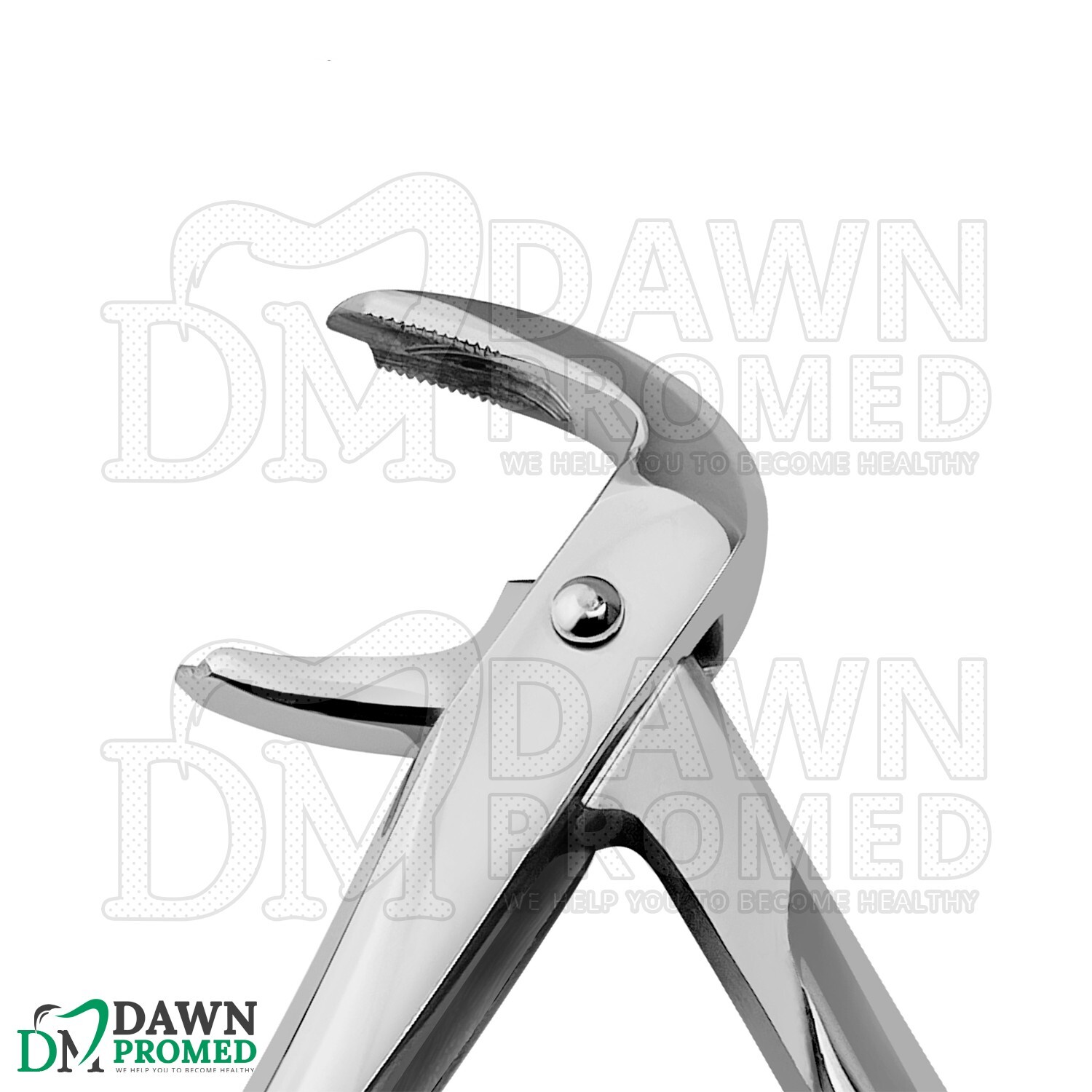 Dental Extracting Forceps #F4 Gold Hollow Python Grip Handle German Grade